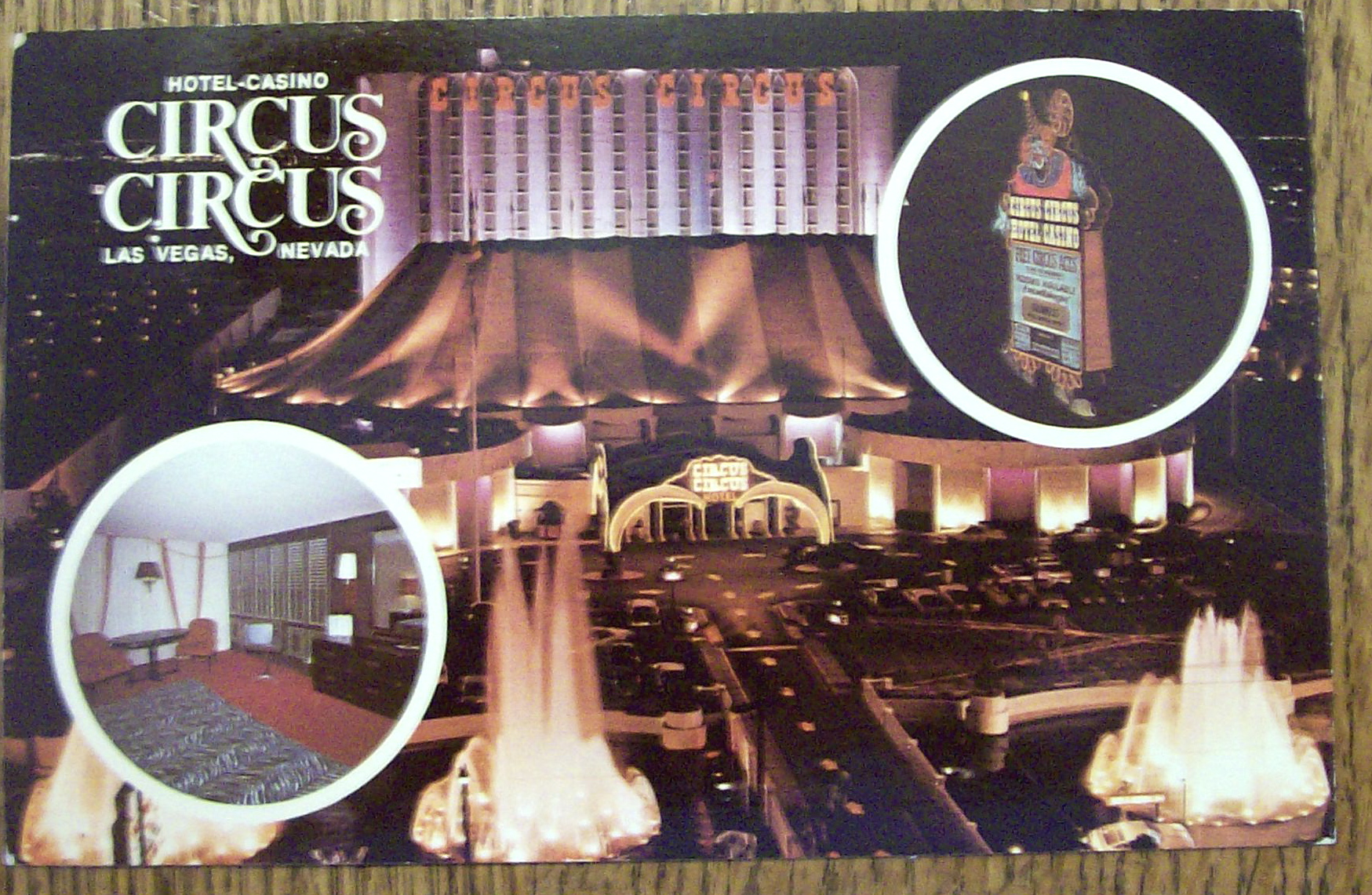 Circus Circus Hotel Casino Postcard
