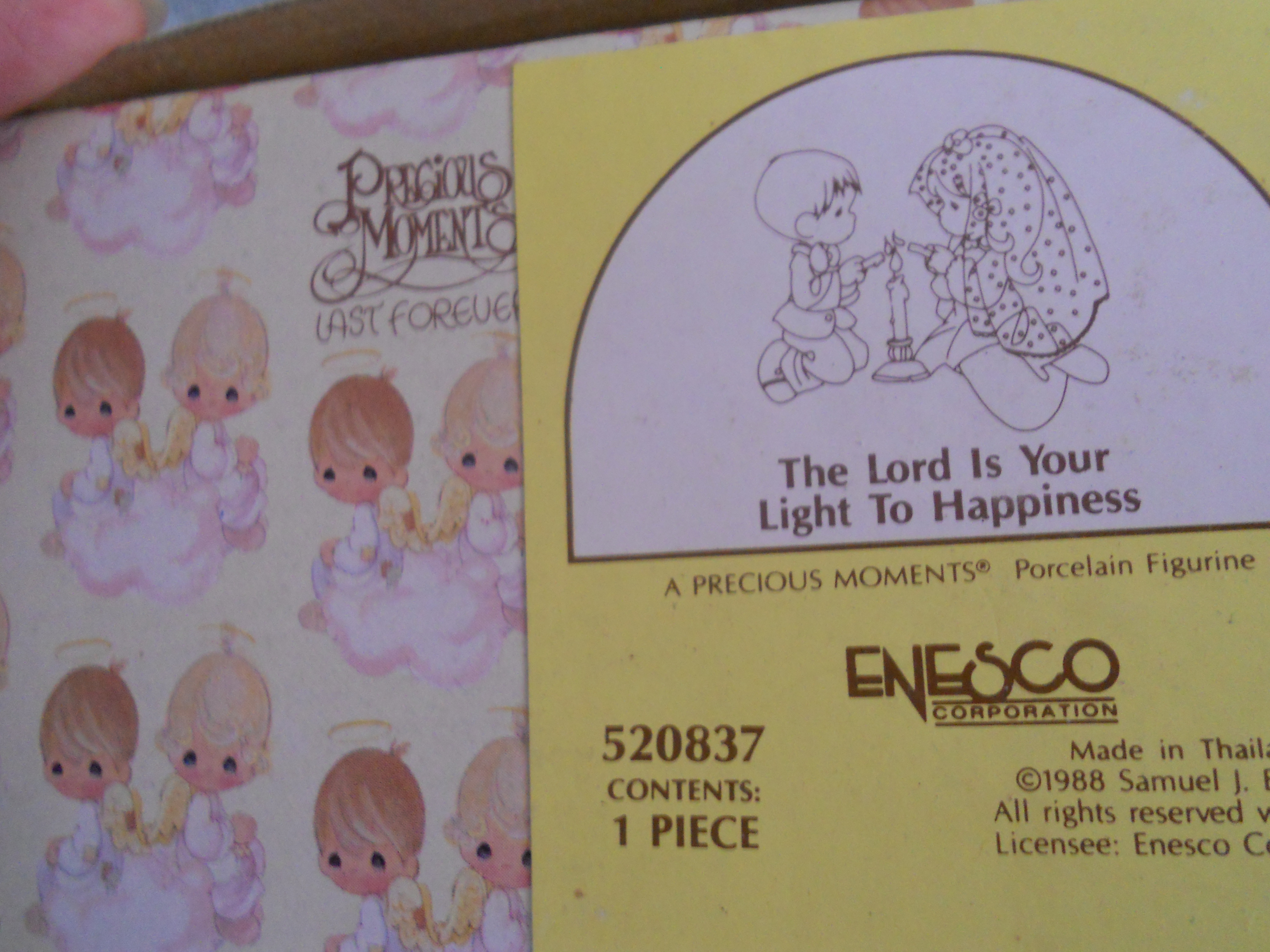 Precious Moments Figurine Lord Is Your Light