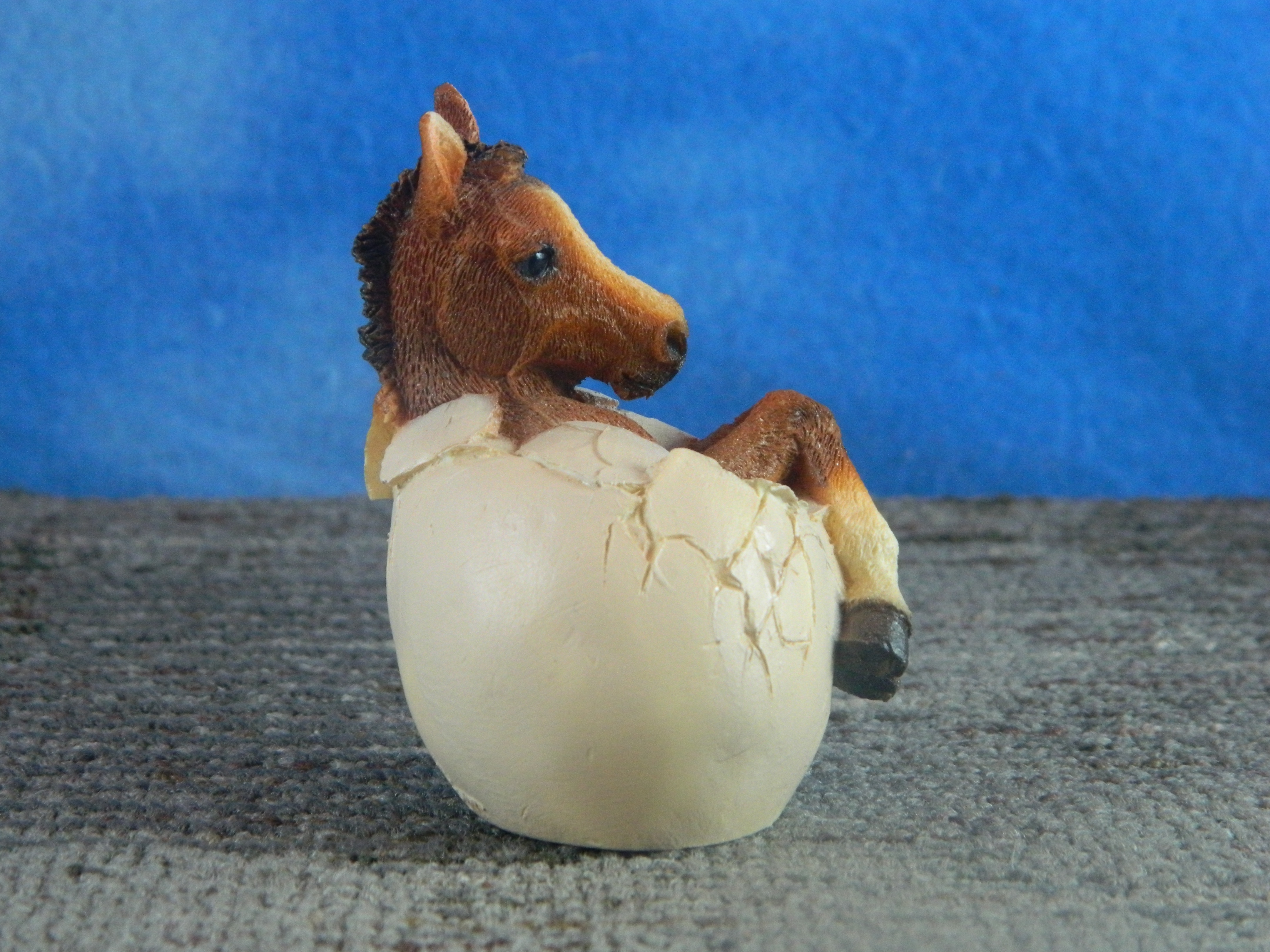 Corlett Horse coming out of an Egg