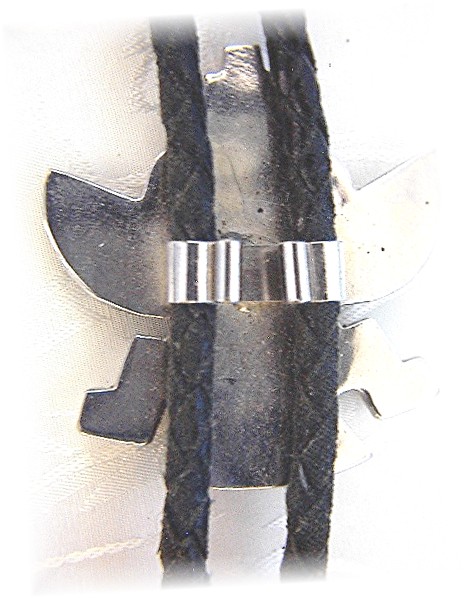 Silver Kachina Doll  Bolo Tie.