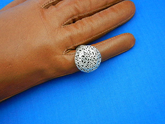 Bali Sterling Silver Ring By Sarda