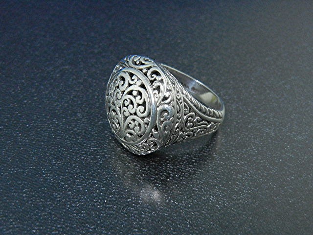 Bali Sterling Silver Ring By Sarda