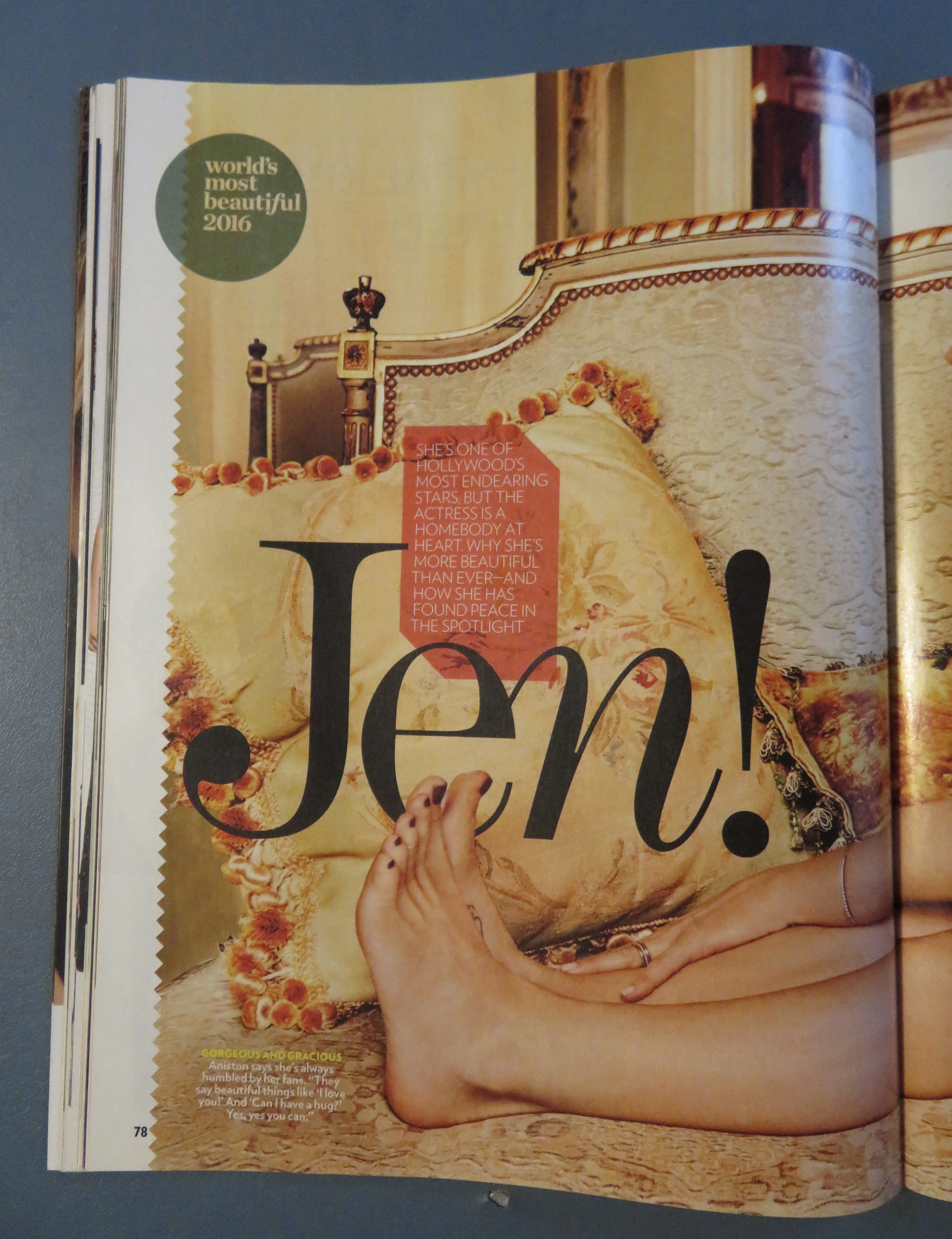 People Magazine May 2, 2016 Jennifer Aniston
