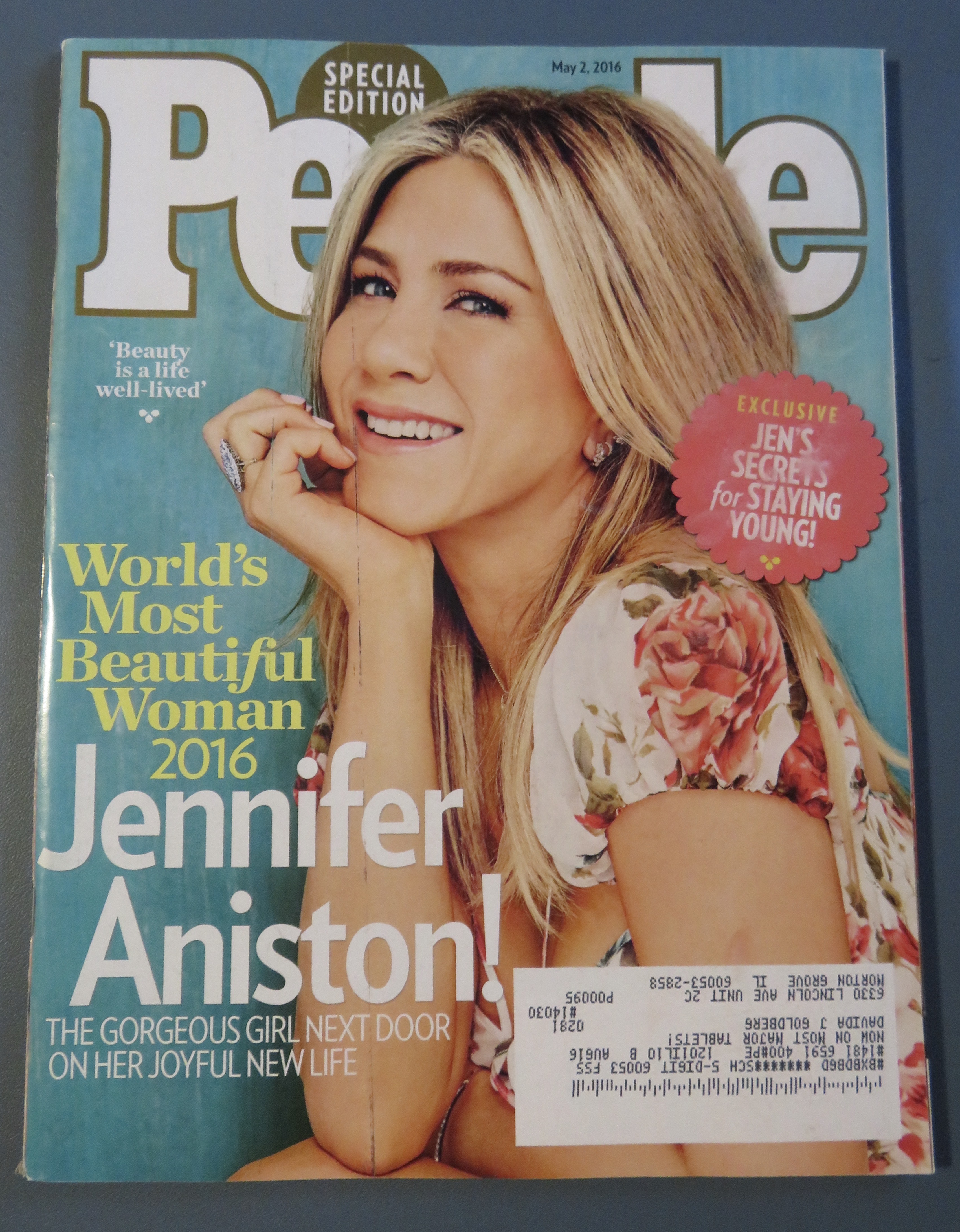 People Magazine May 2, 2016 Jennifer Aniston