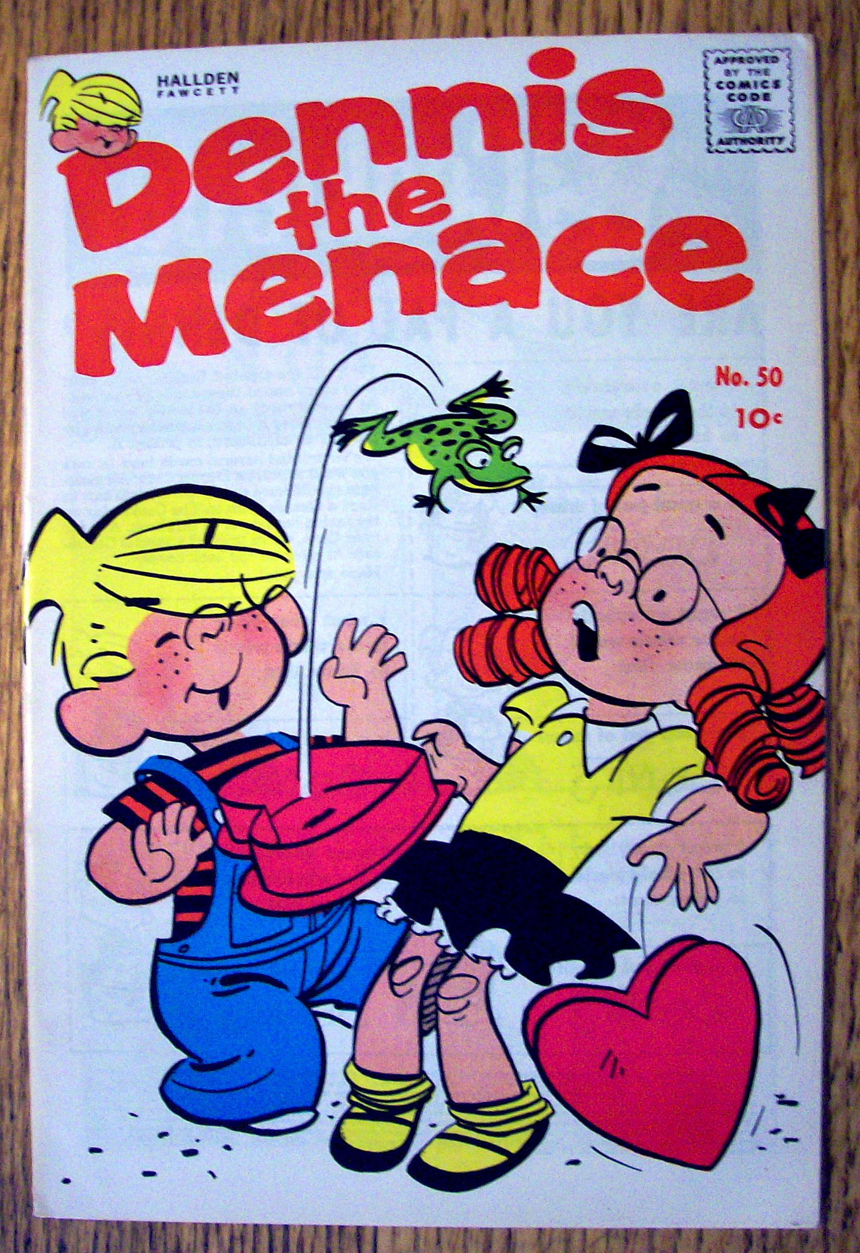 Dennis The Menace Comic #50-April 1961-Be My Valentine