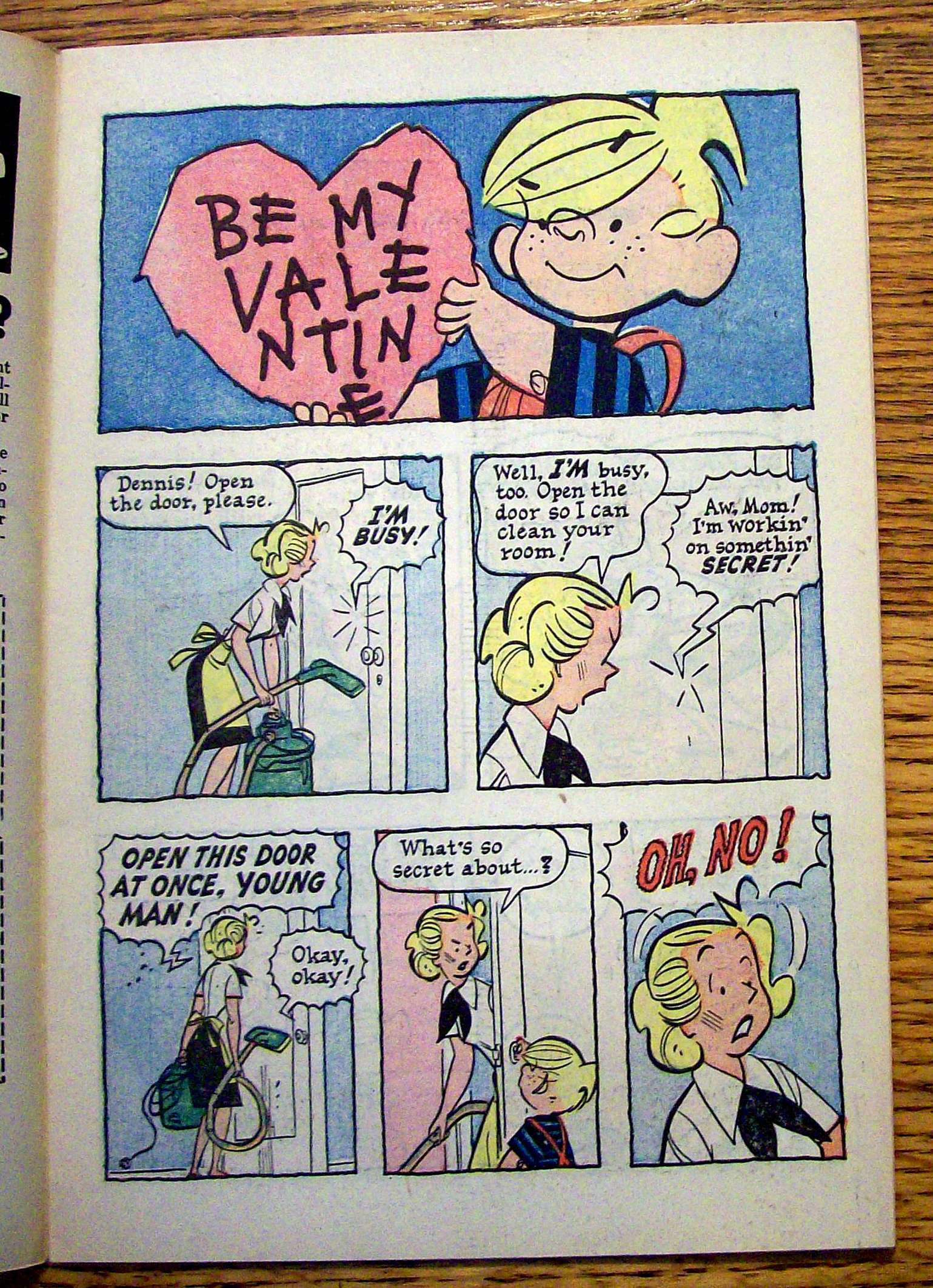 Dennis The Menace Comic #50-April 1961-Be My Valentine