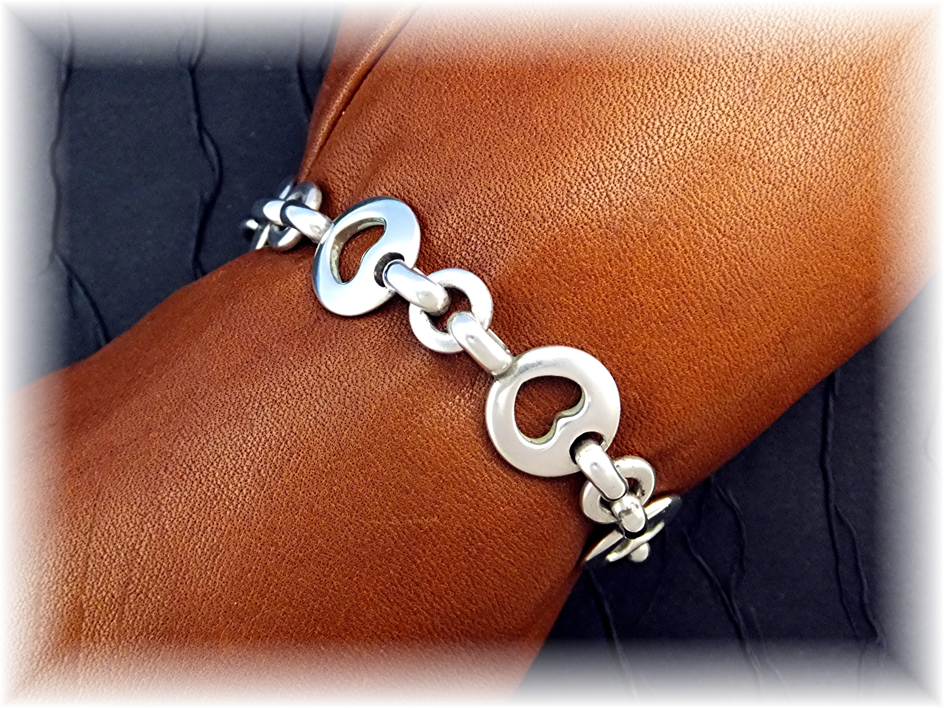 Bracelet TIFFANY Sterling Silver Heart Bracelet 1999
