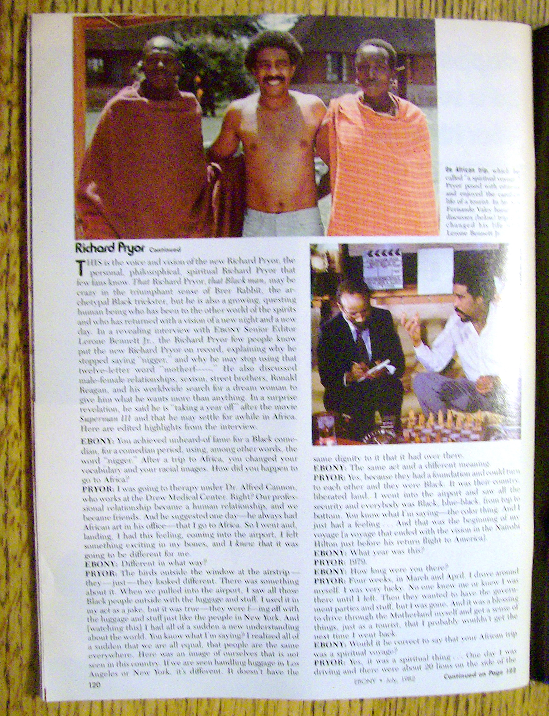Ebony Magazine July 1982 Richard Pryor