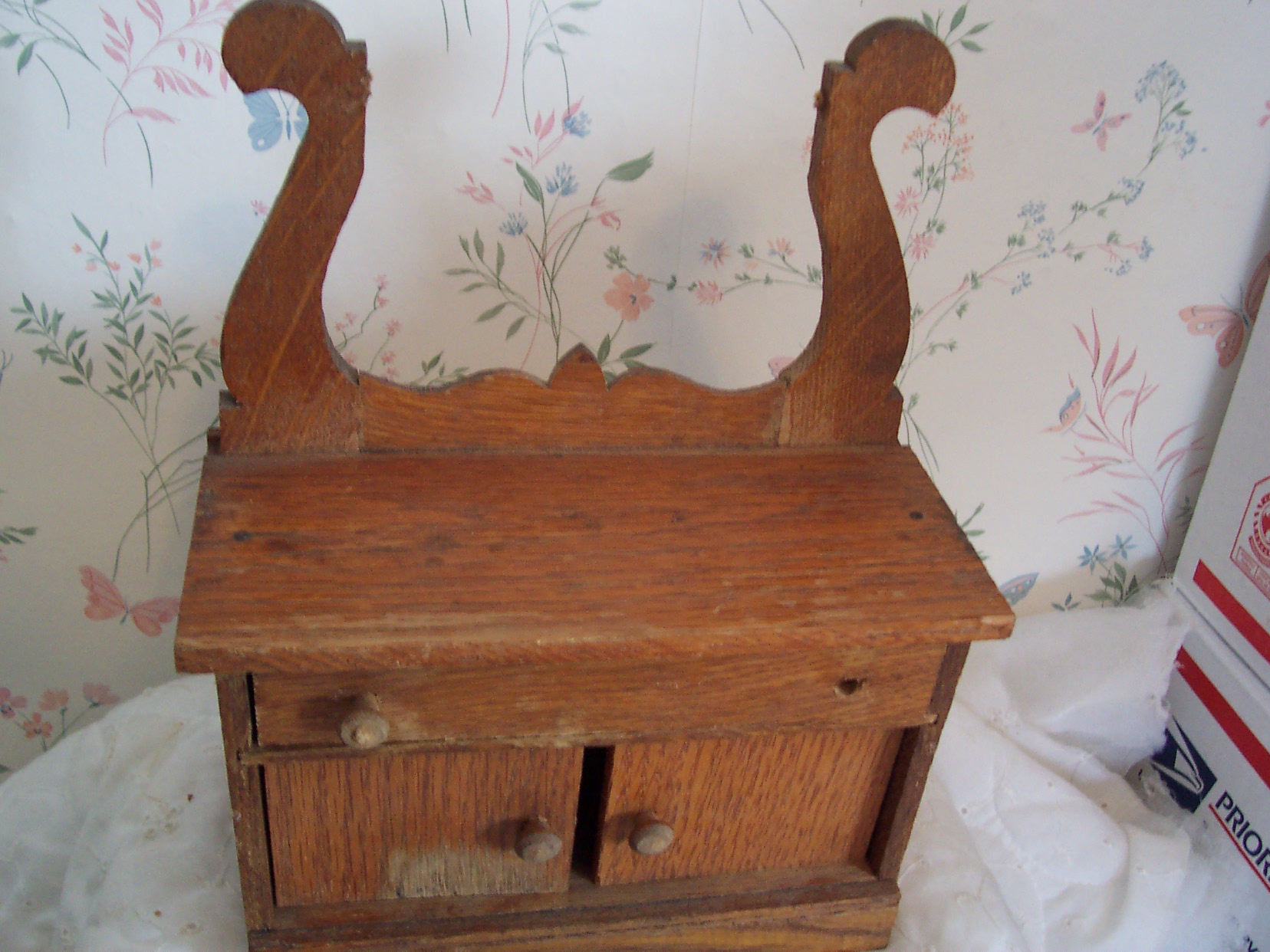 Doll House Furniture Commode Wood