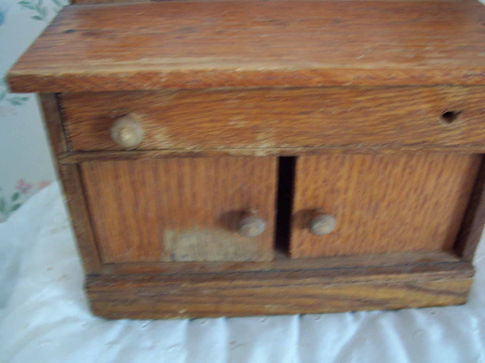 Doll House Furniture Commode Wood