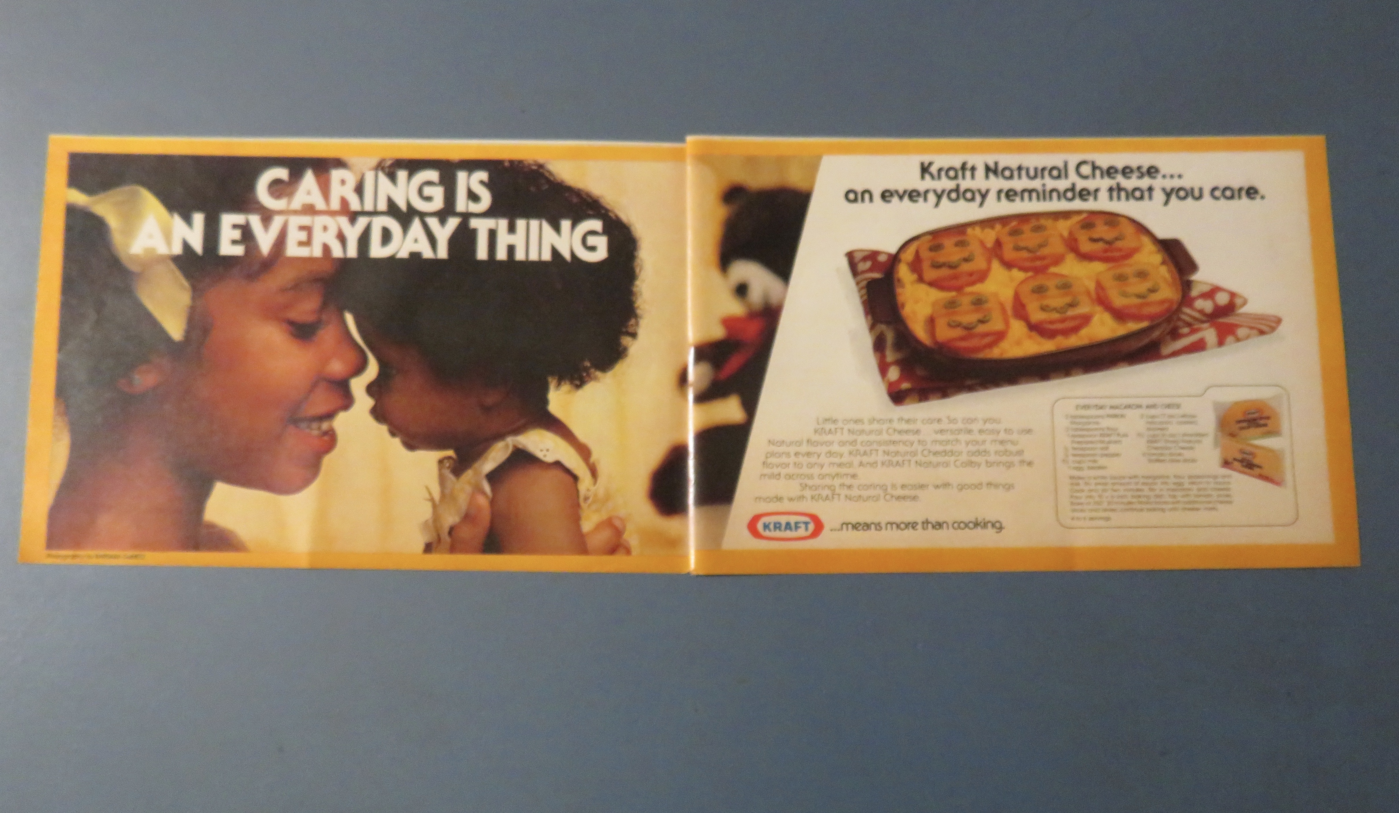 1978 Kraft Natural Cheese with Little Girl & Her Doll