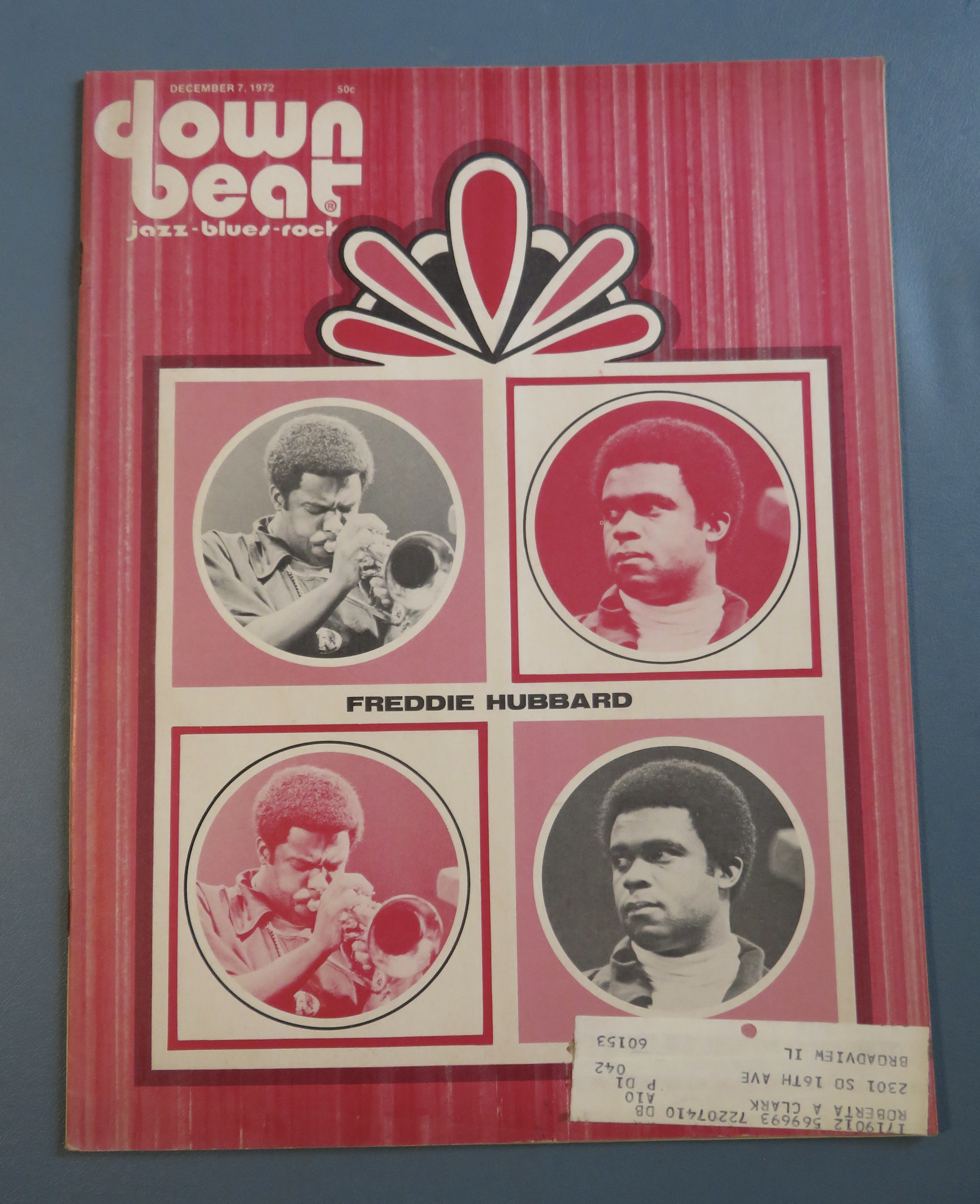 Downbeat Magazine December 7, 1972 Freddie Hubbard