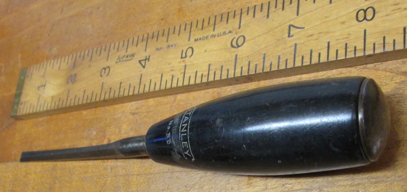 Stanley Butt Chisel 1/4 inch No. 50 Everlasting