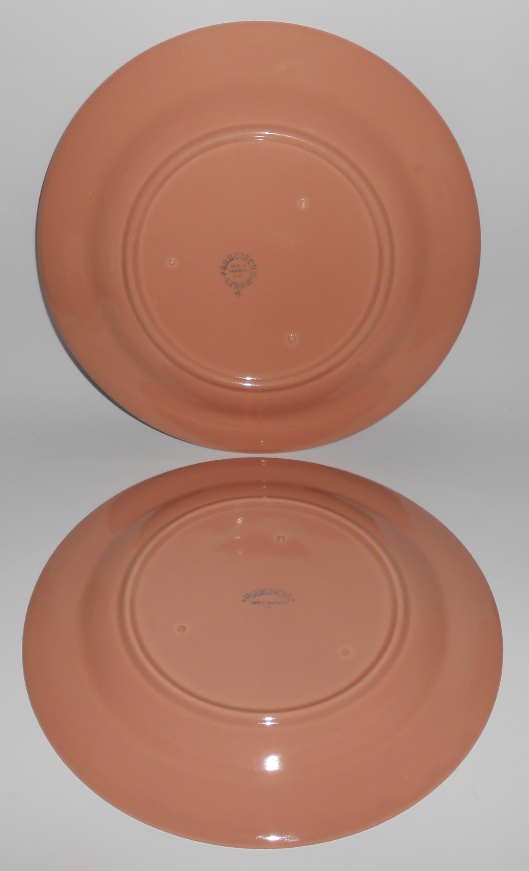 Franciscan Pottery El Patio Gloss Coral Dinner Plate