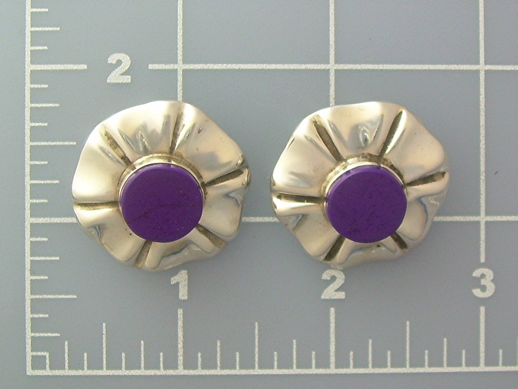 Mexican Sterling Silver Clip Earrings