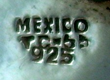 Mexican Sterling Silver Clip Earrings