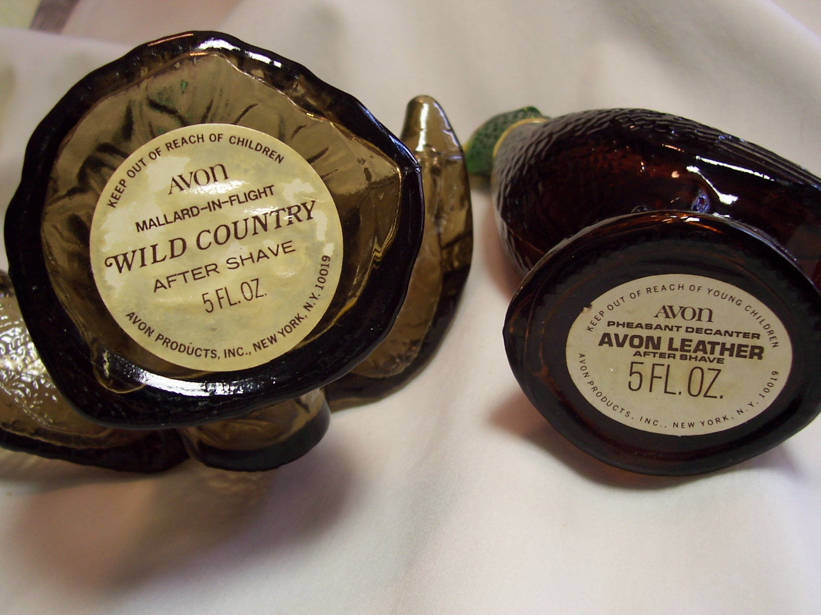Avon Mallard in Flight and Pheasant Bottle