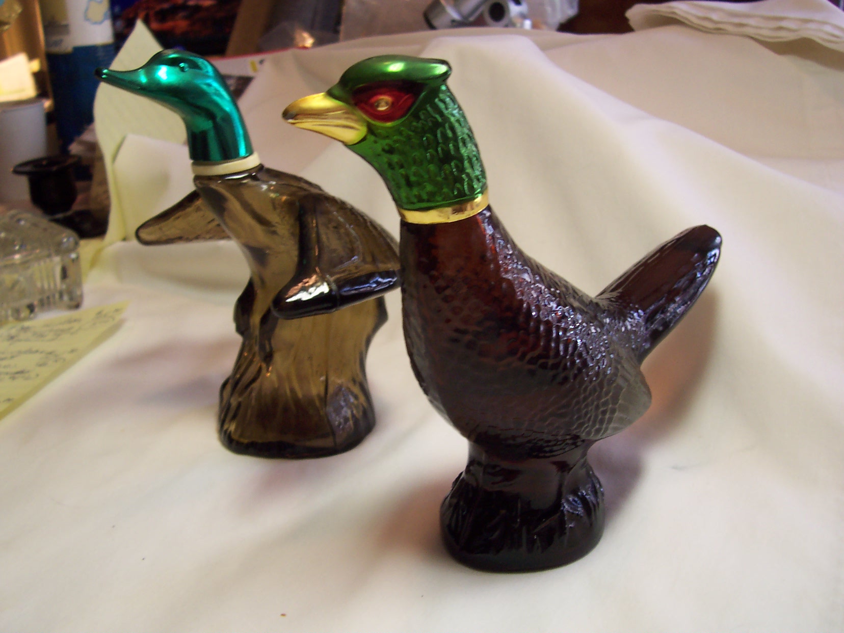 Avon Mallard in Flight and Pheasant Bottle
