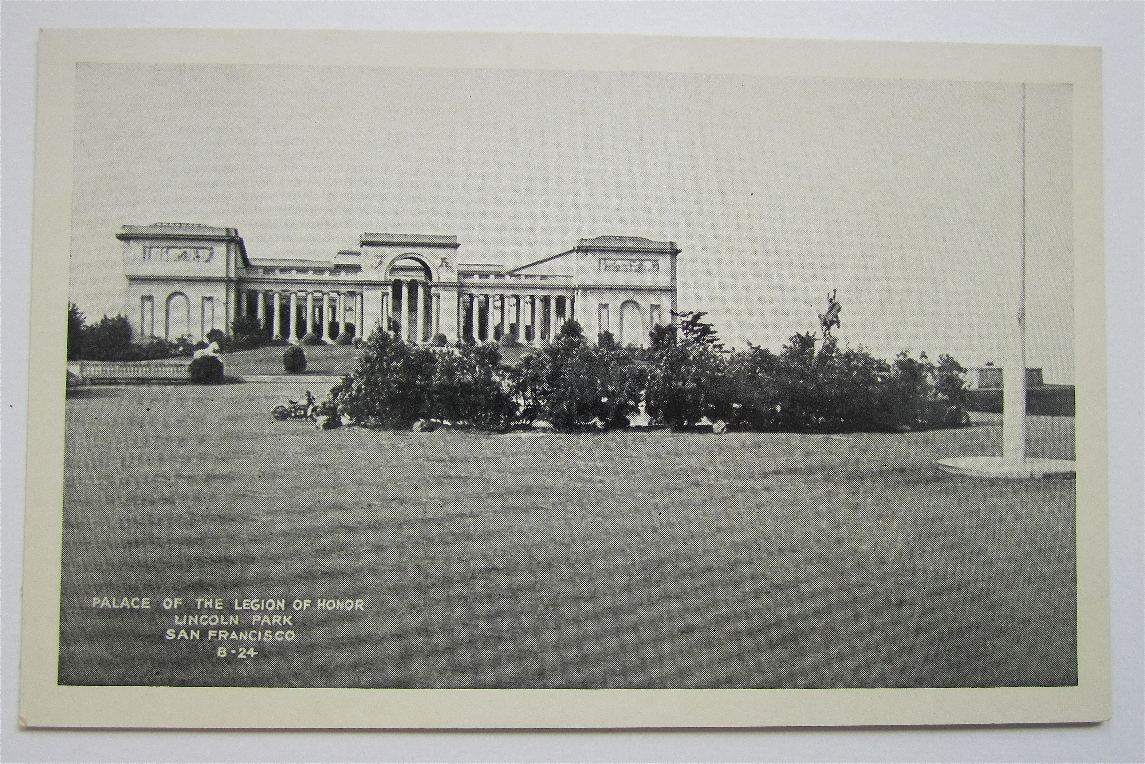 Palace Of The Legion Of Honor, San Francisco Postcard