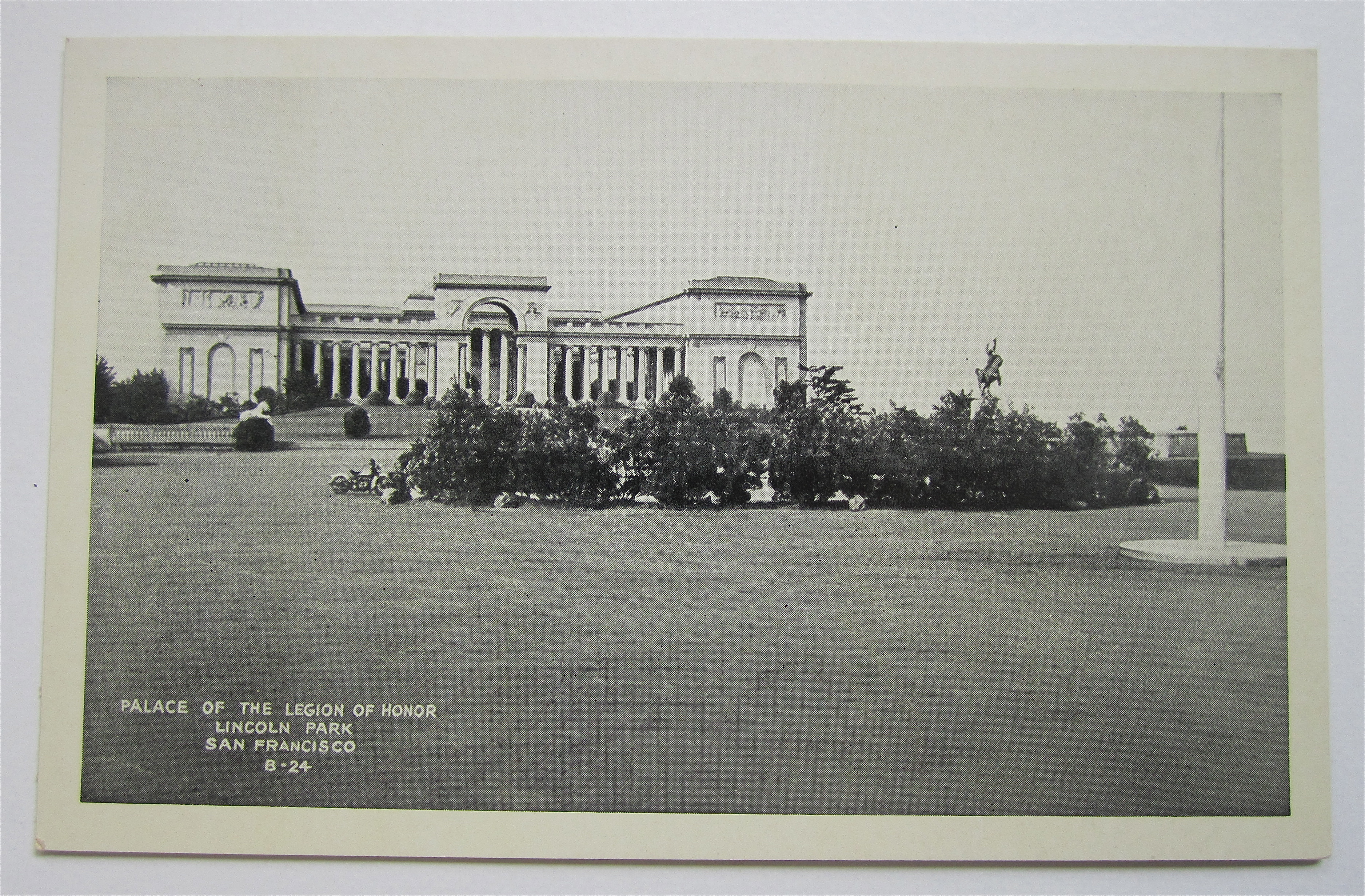 Palace Of The Legion Of Honor, San Francisco Postcard