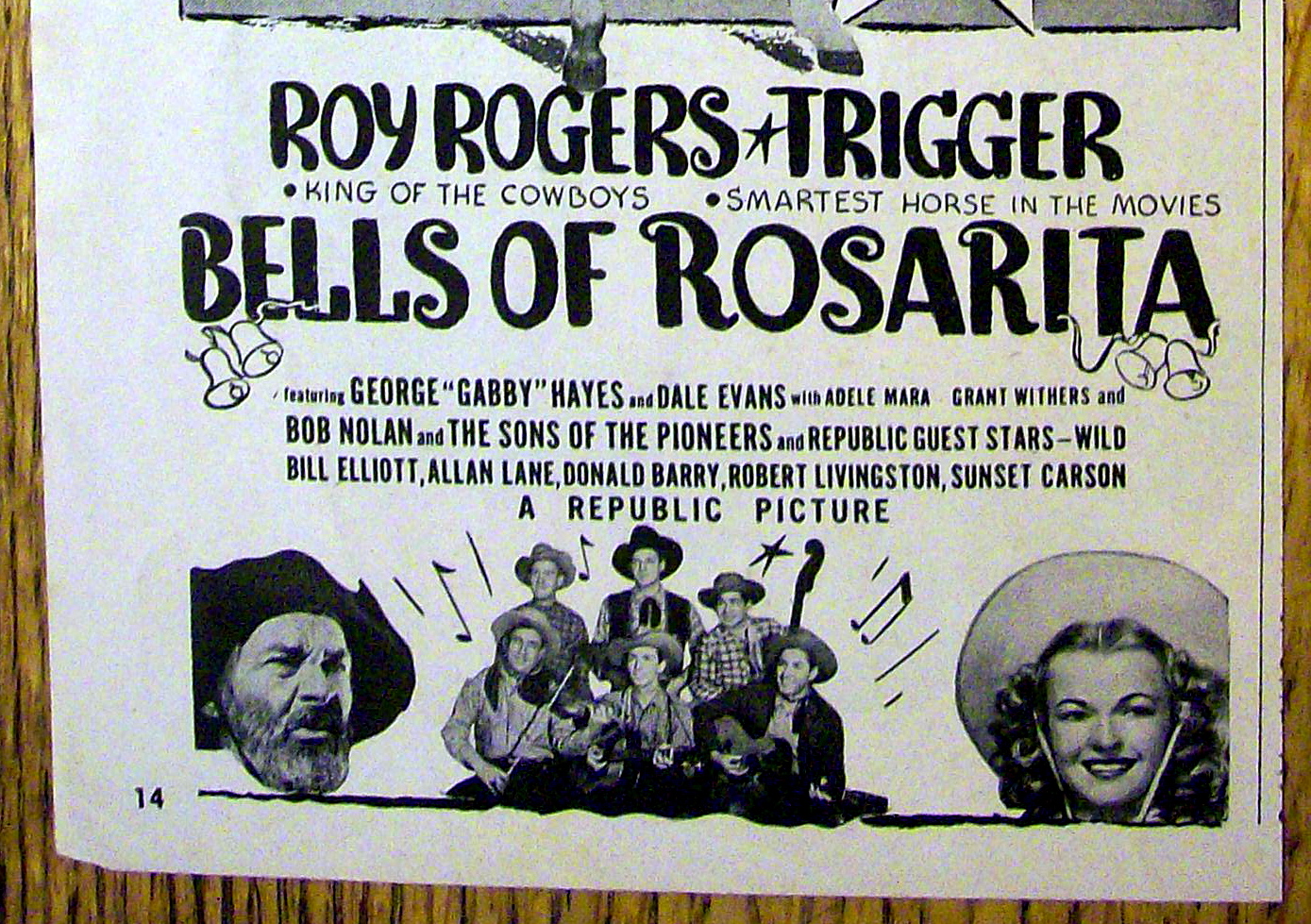 1945 Bells of Rosarita with Roy Rogers & Trigger