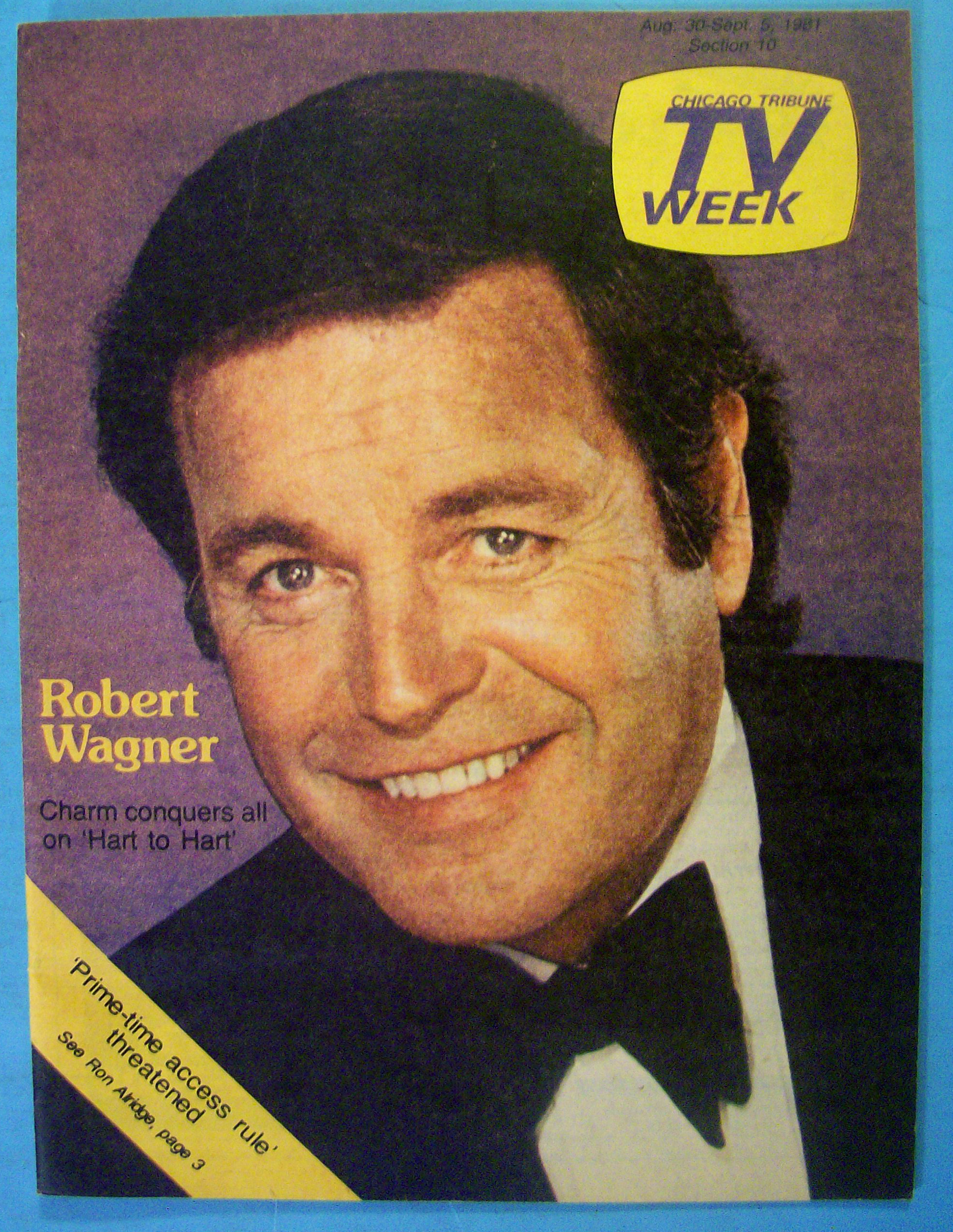 TV Week August 30-September 5, 1981 Robert Wagner