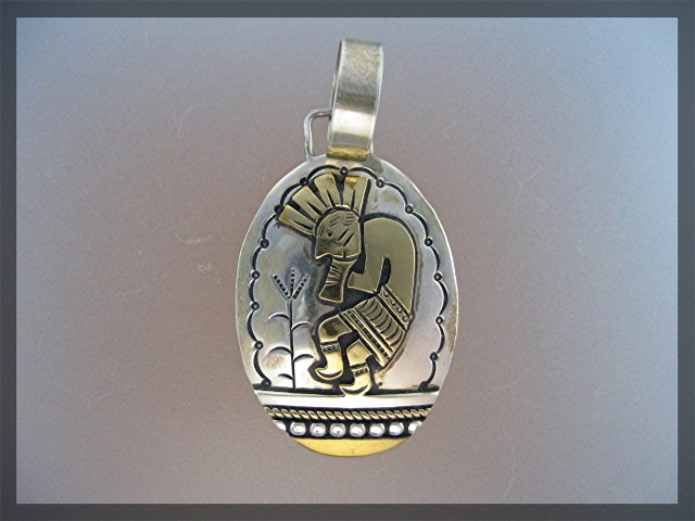 Navajo THOMAS SINGER Sterling Silver Pendant