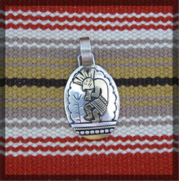 Navajo THOMAS SINGER Sterling Silver Pendant