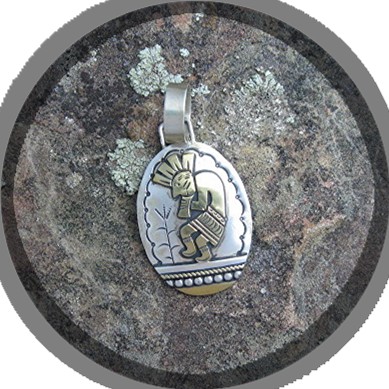 Navajo THOMAS SINGER Sterling Silver Pendant