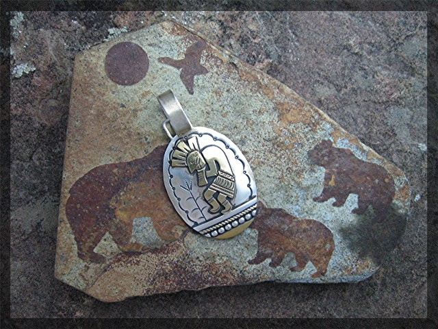 Navajo THOMAS SINGER Sterling Silver Pendant