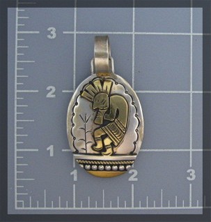 Navajo THOMAS SINGER Sterling Silver Pendant