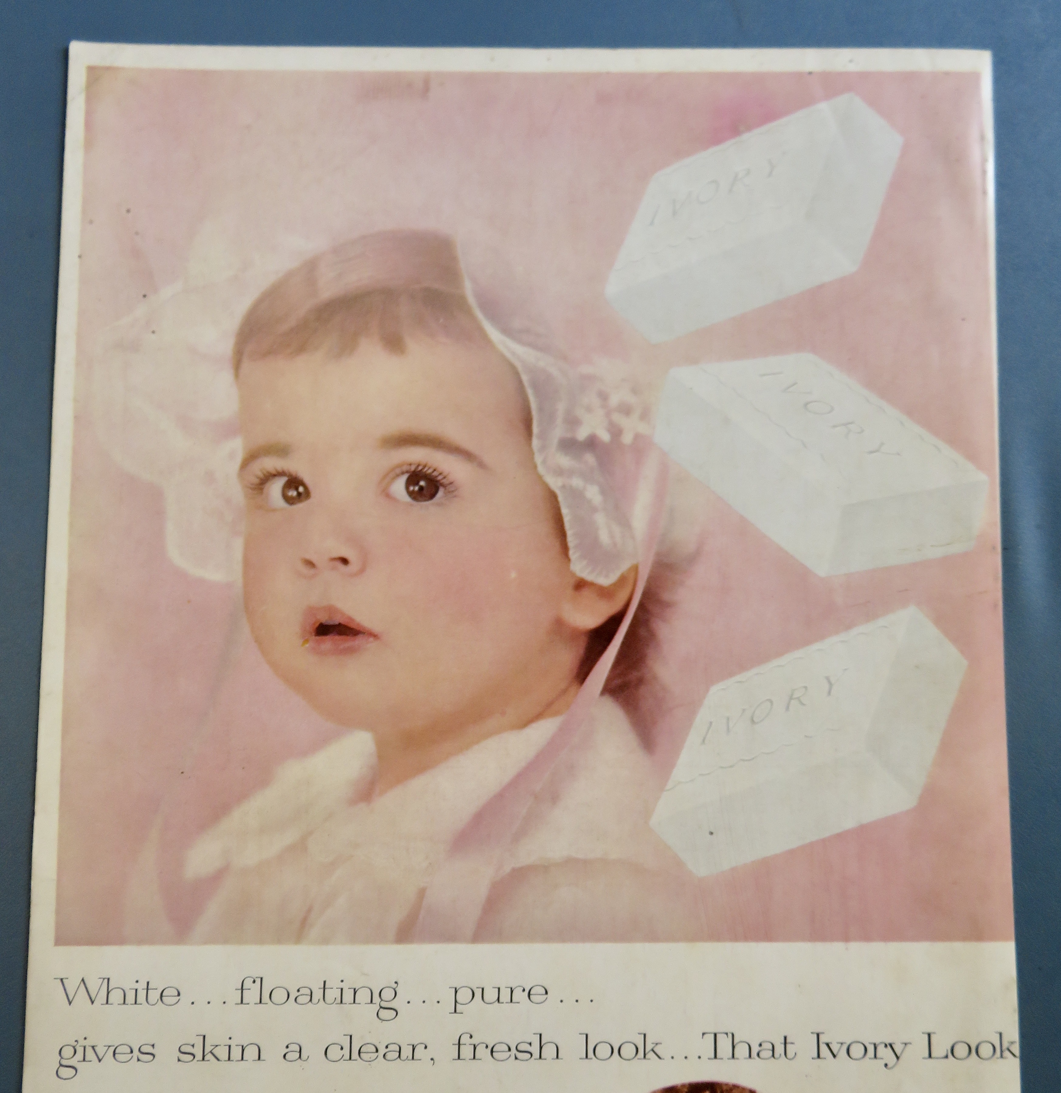 1959 Ivory Soap with Little Girl In A Bonnet