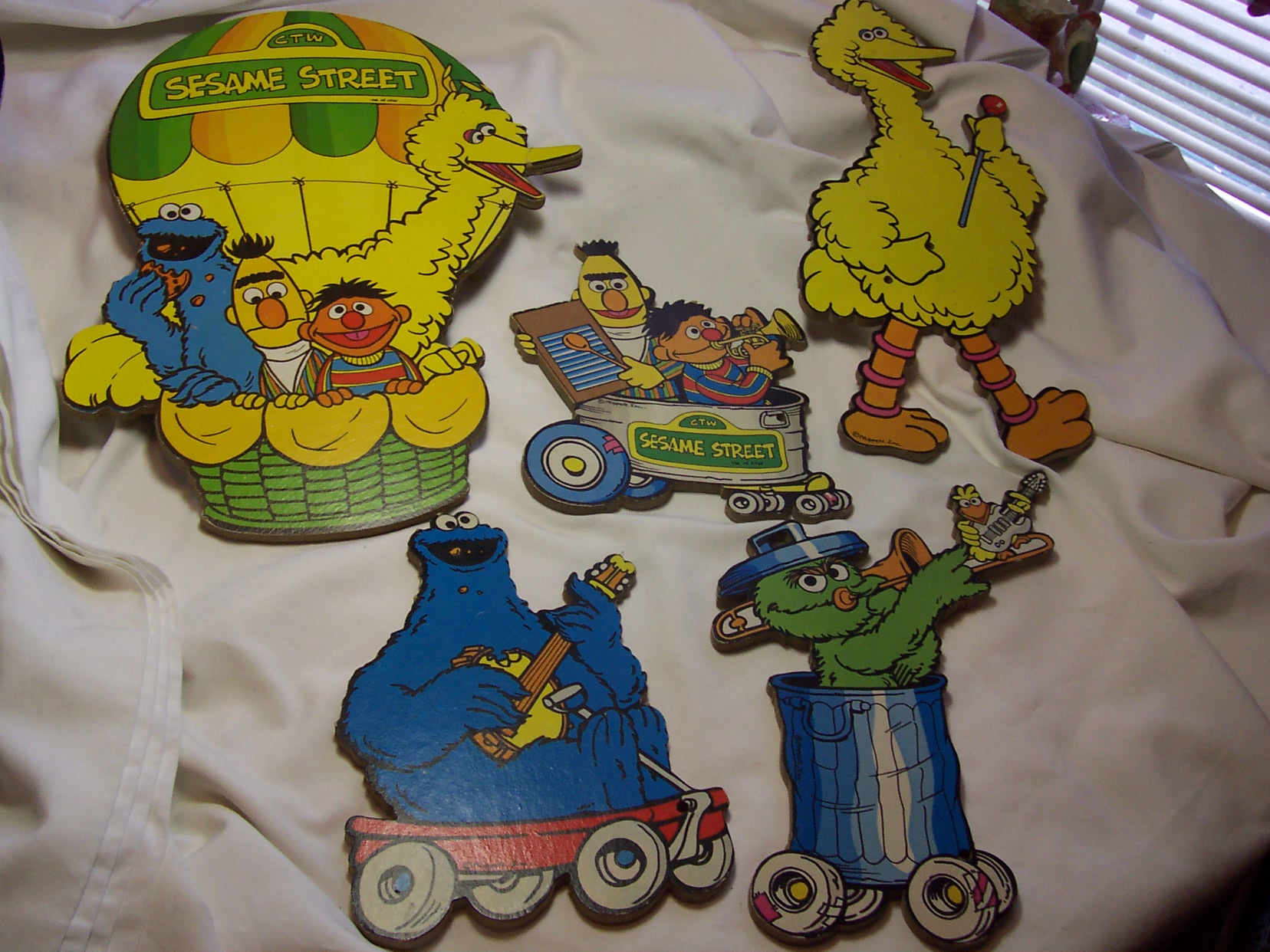 Muppets Sesame Street Wall Hanging Set 5 pc