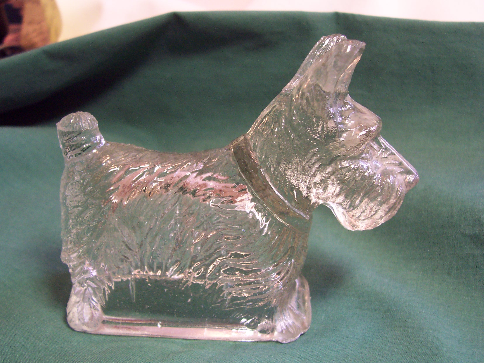 Scottie Dog Candy Container Depression Glass