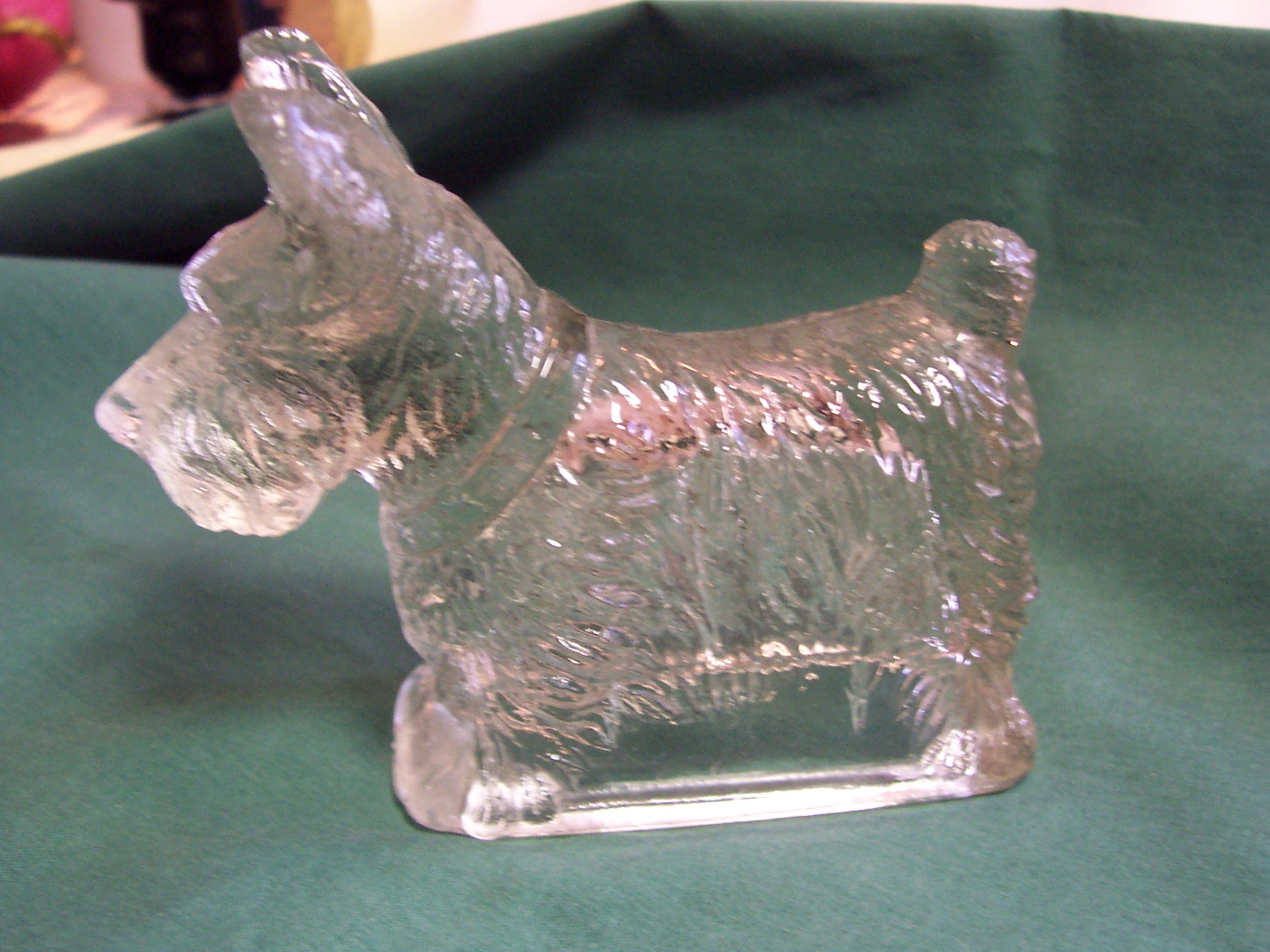 Scottie Dog Candy Container Depression Glass
