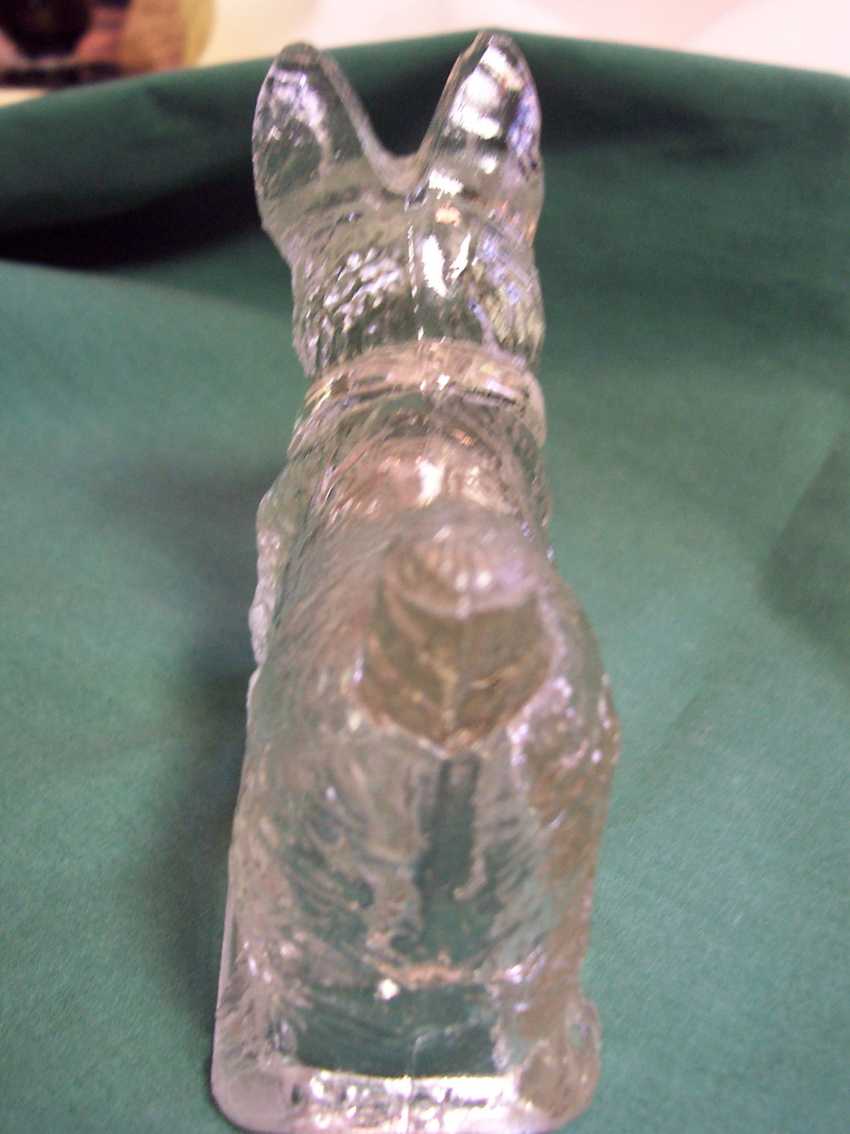 Scottie Dog Candy Container Depression Glass
