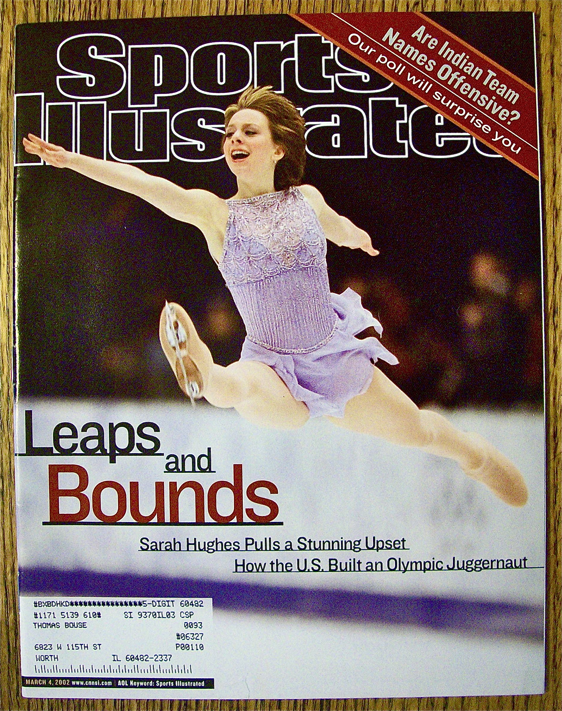 Sports Illustrated Magazine March 4, 2002 Sarah Hughes