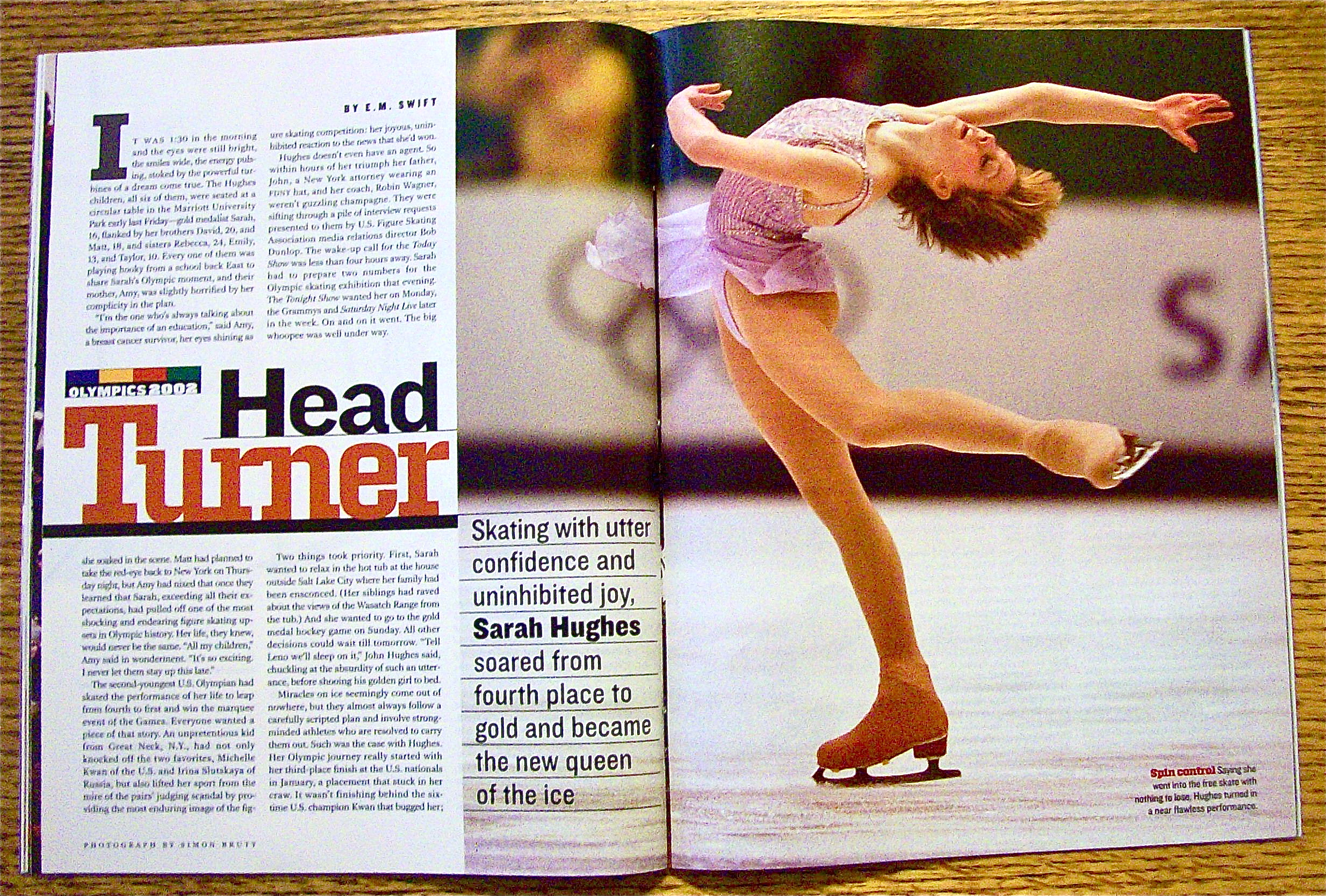 Sports Illustrated Magazine March 4, 2002 Sarah Hughes