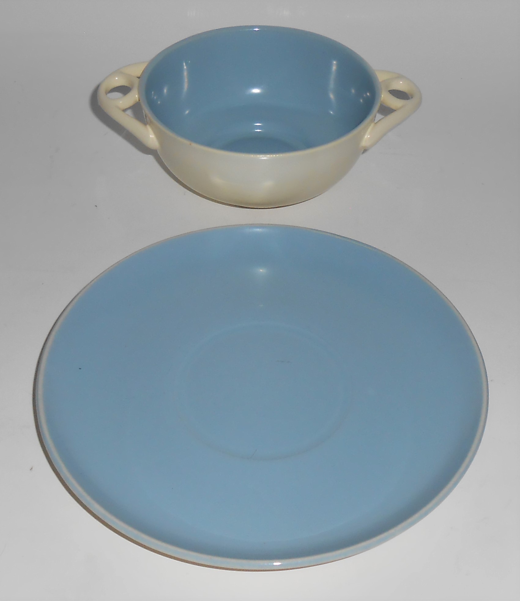 Franciscan Pottery Catalina Rancho Duotone #C-42 Cream