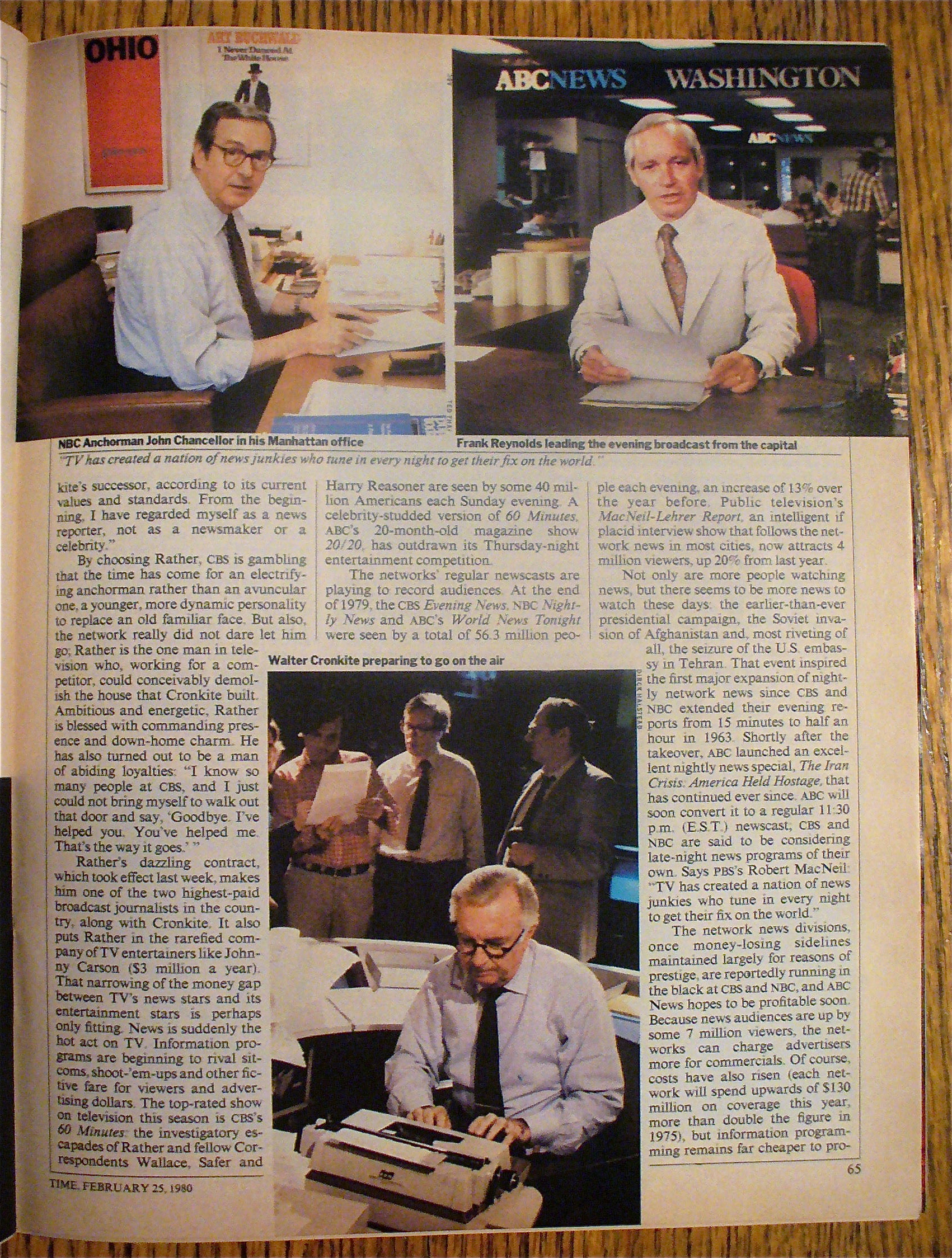 Time Magazine-February 25, 1980-Dan Rather