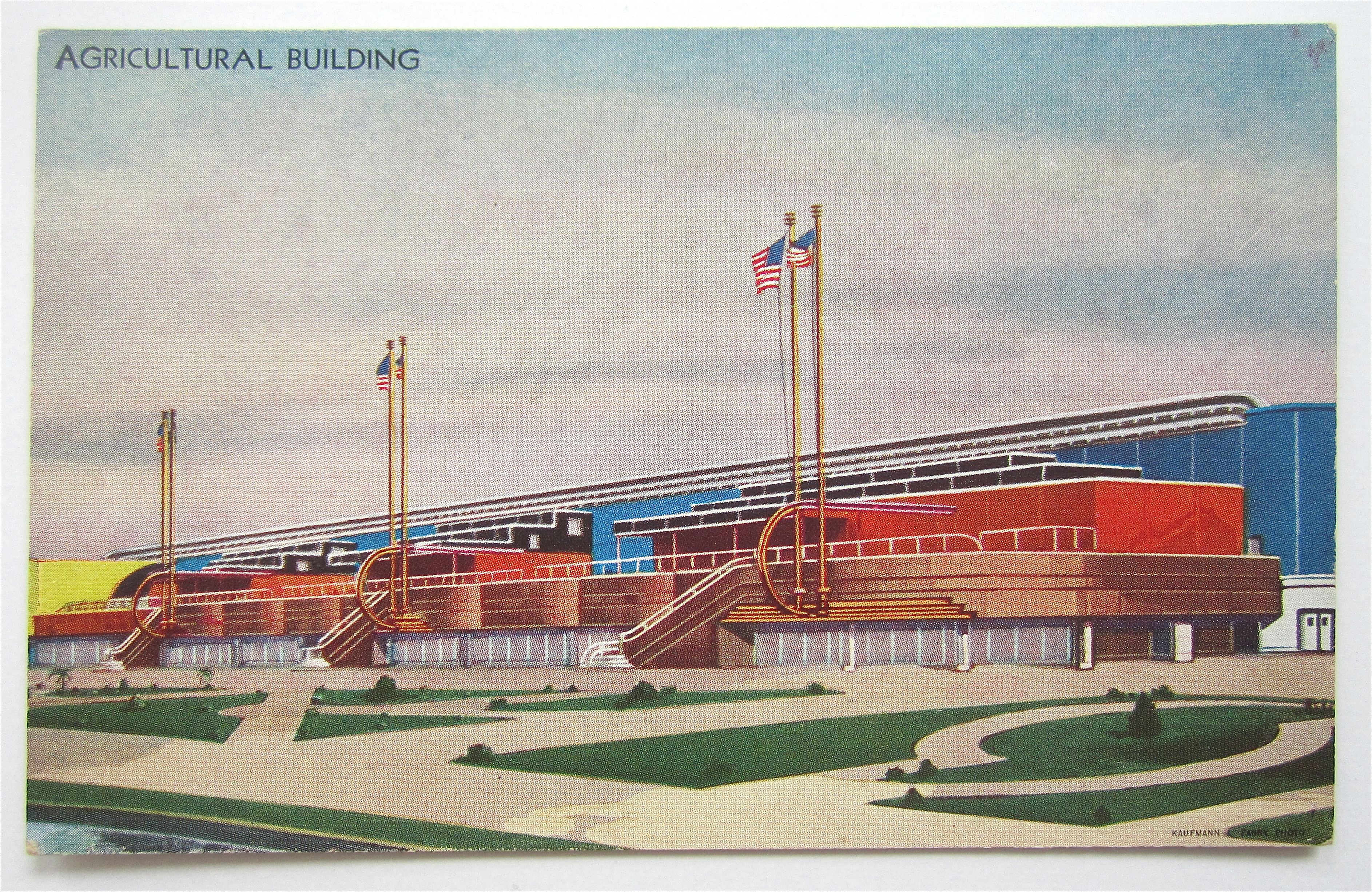 Agricultural Building, Century Of Progress Postcard