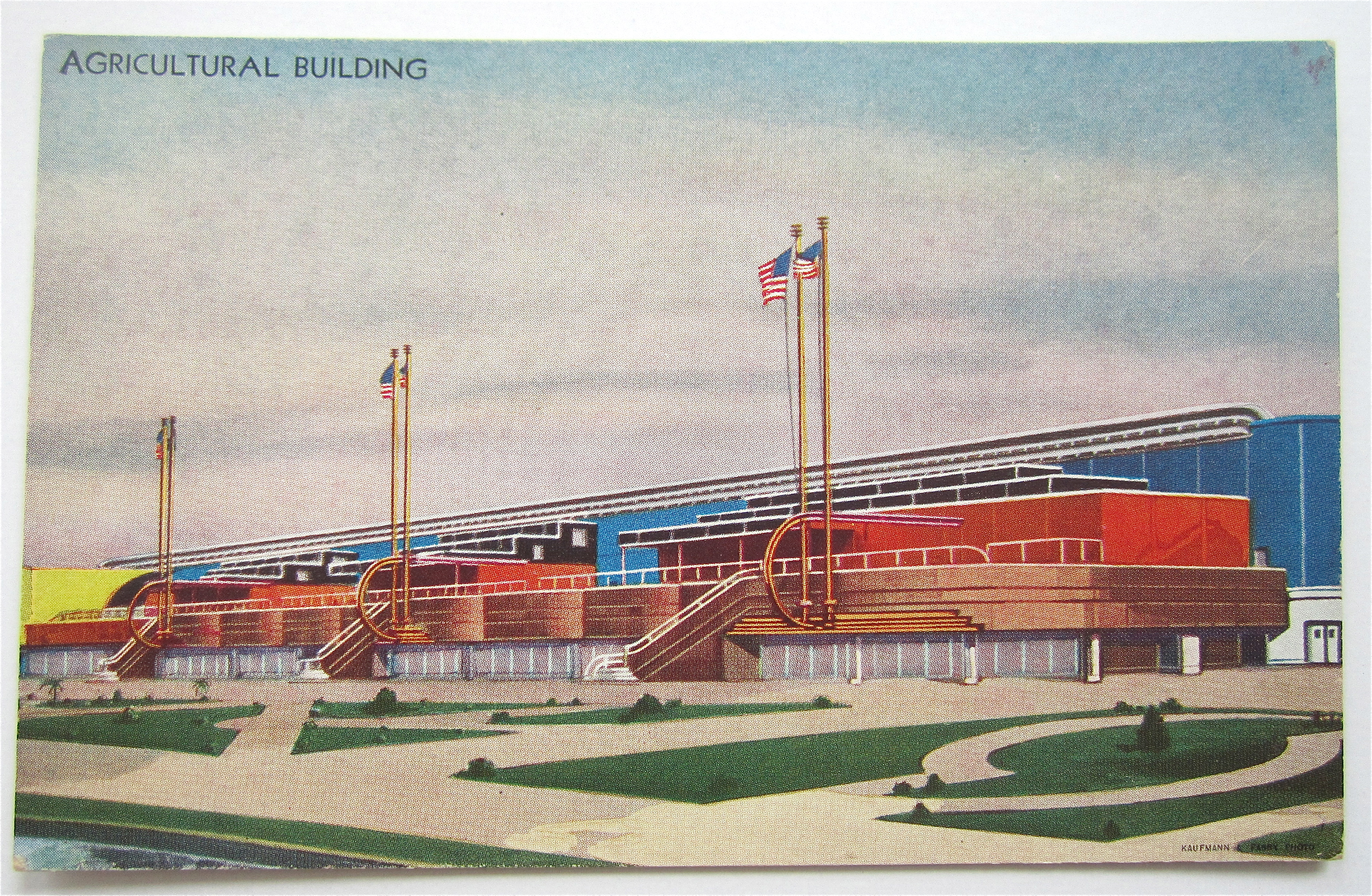 Agricultural Building, Century Of Progress Postcard