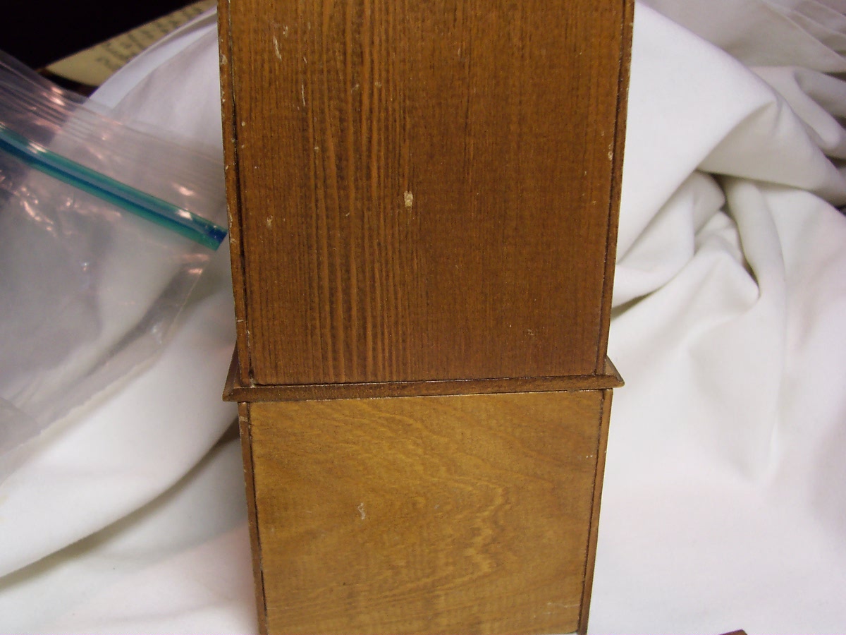 Dollhouse Wood Hutch with accessories