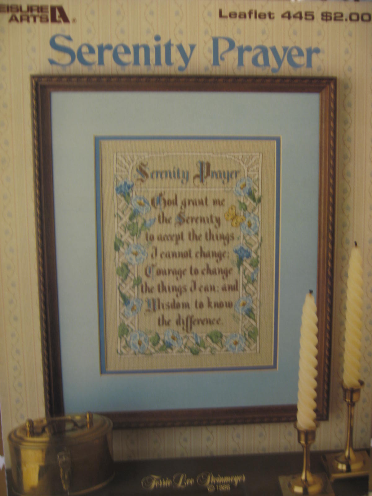 Leisure Arts Serenity Prayer #445