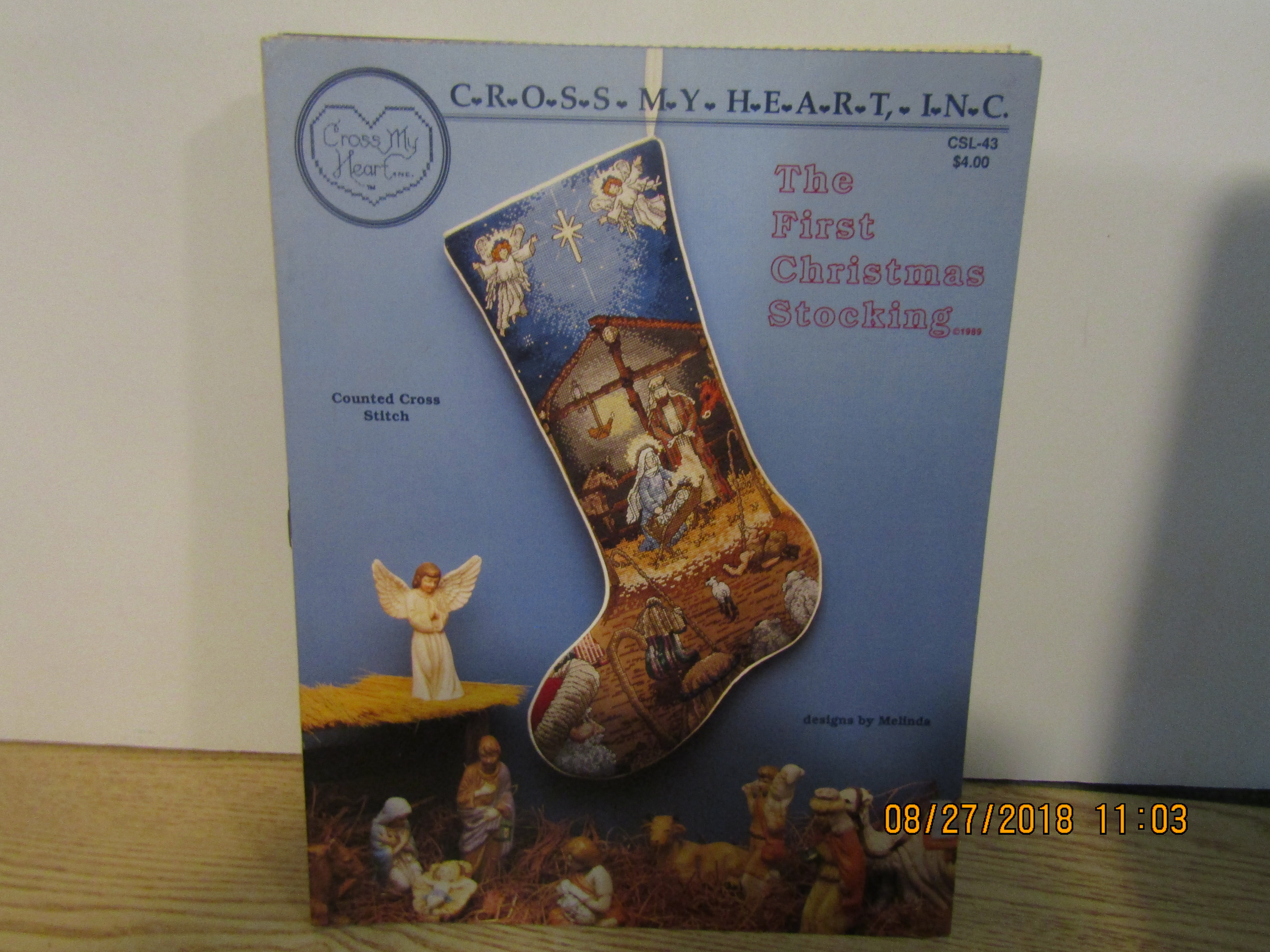 Cross My Heart Book The First Christmas Stocking #csl43
