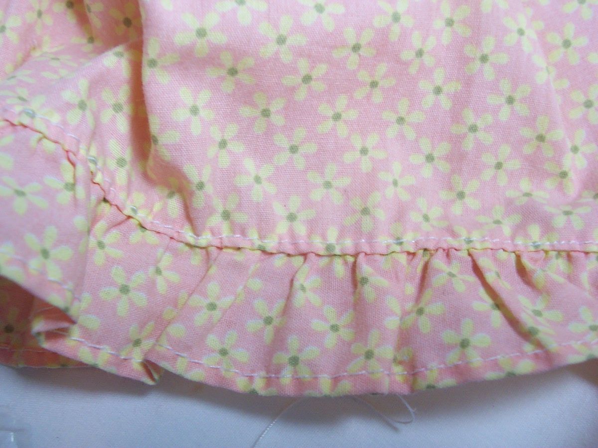 Doll Clothes Dress Calico 8 1/2 inch