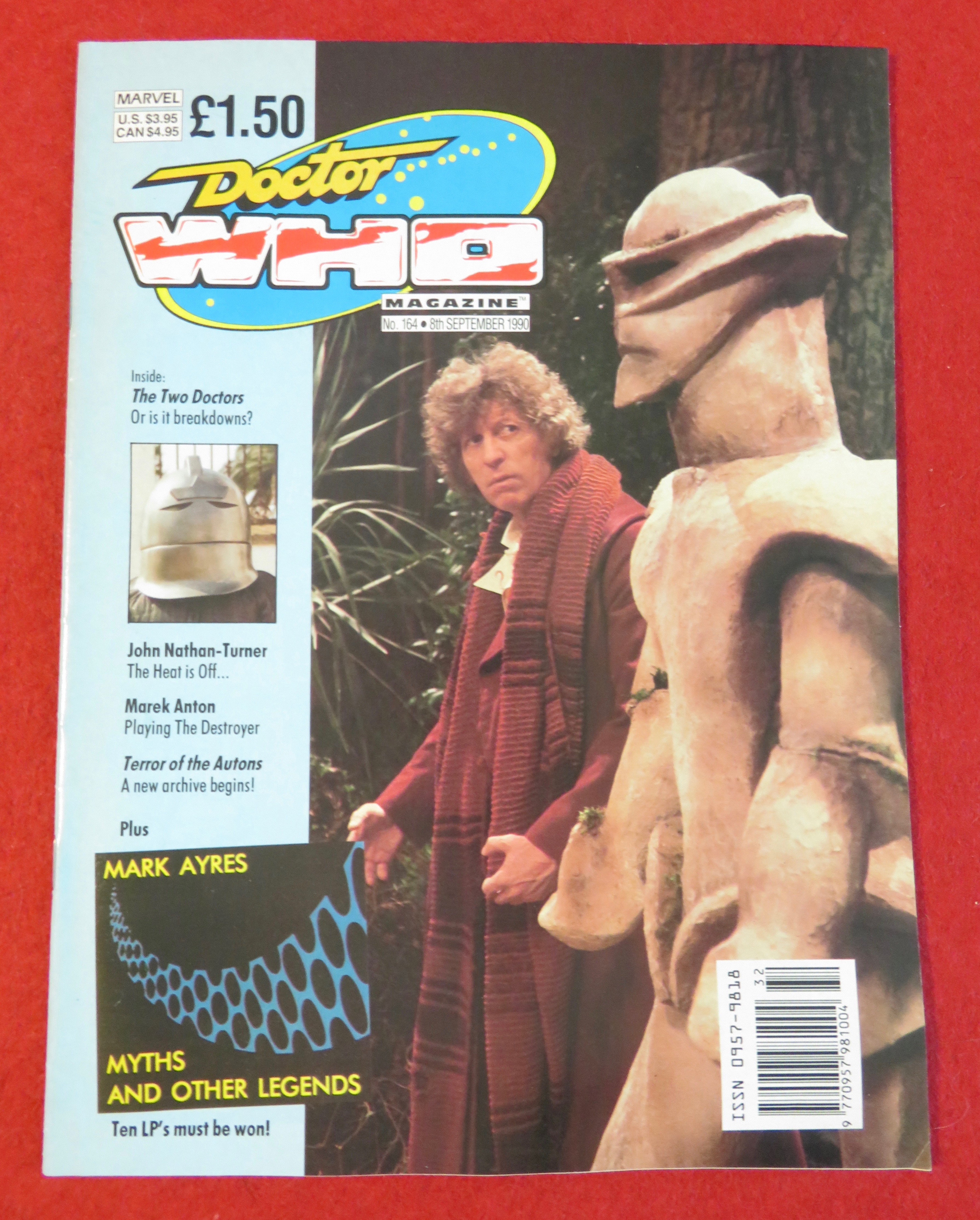 Doctor (Dr) Who Magazine September 8, 1990