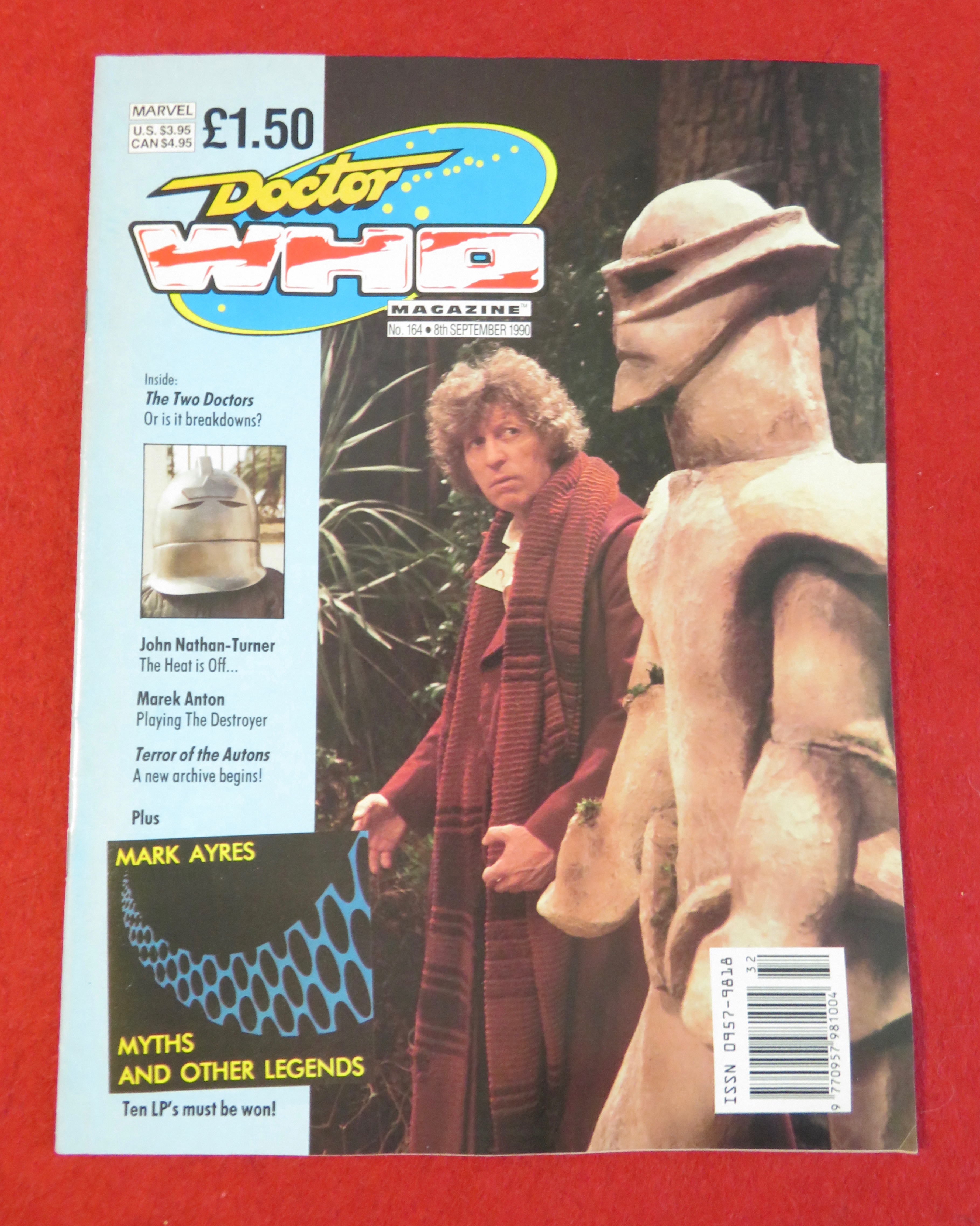 Doctor (Dr) Who Magazine September 8, 1990