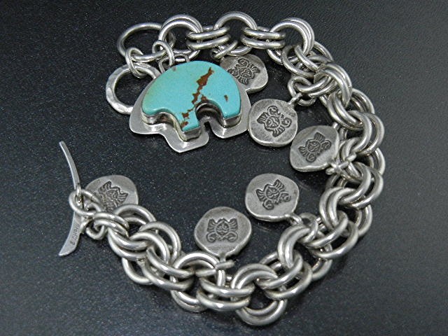 Silver Creations Sterling Silver Turquoise Charm