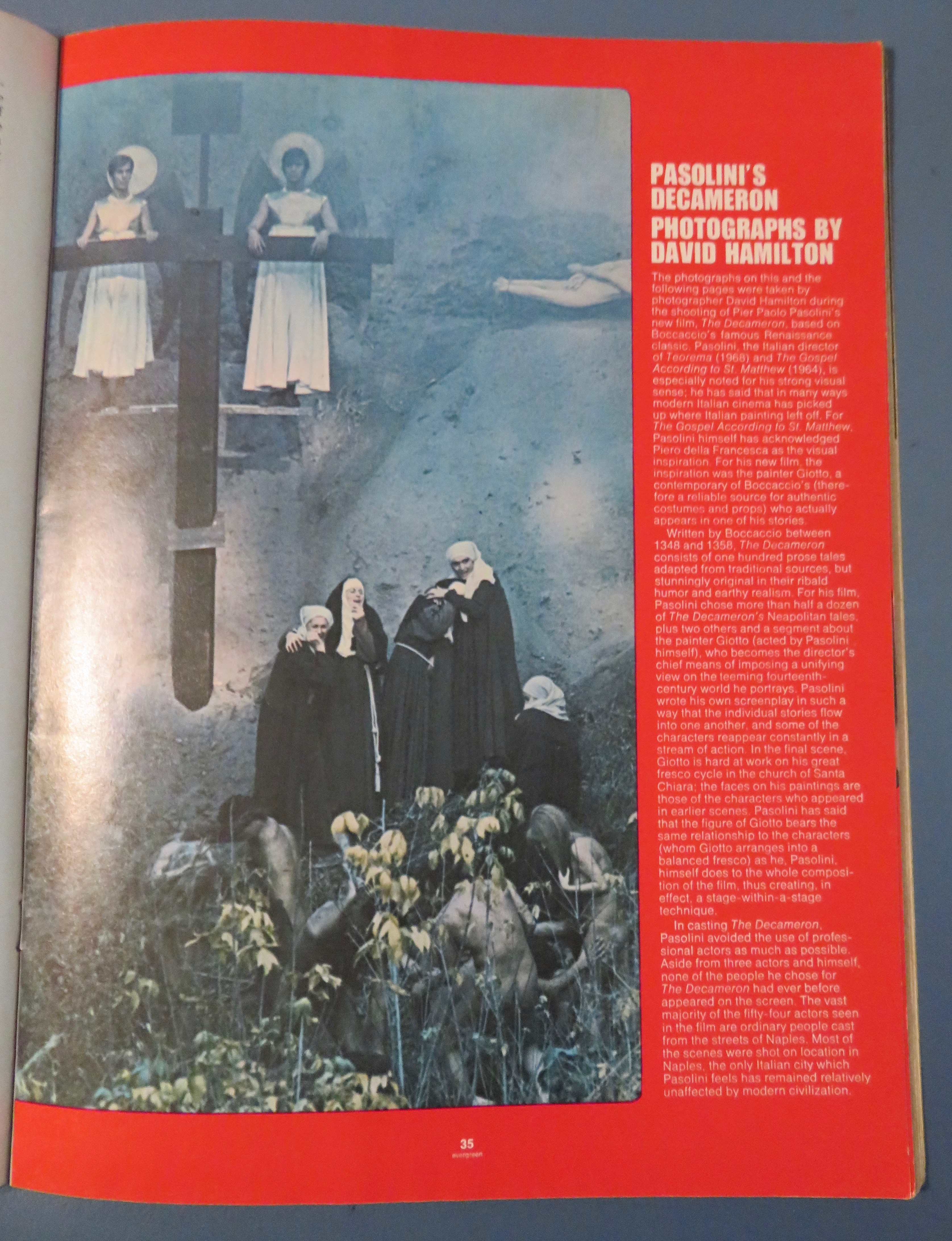 Evergreen Magazine September 1971 Pasolini's Decameron